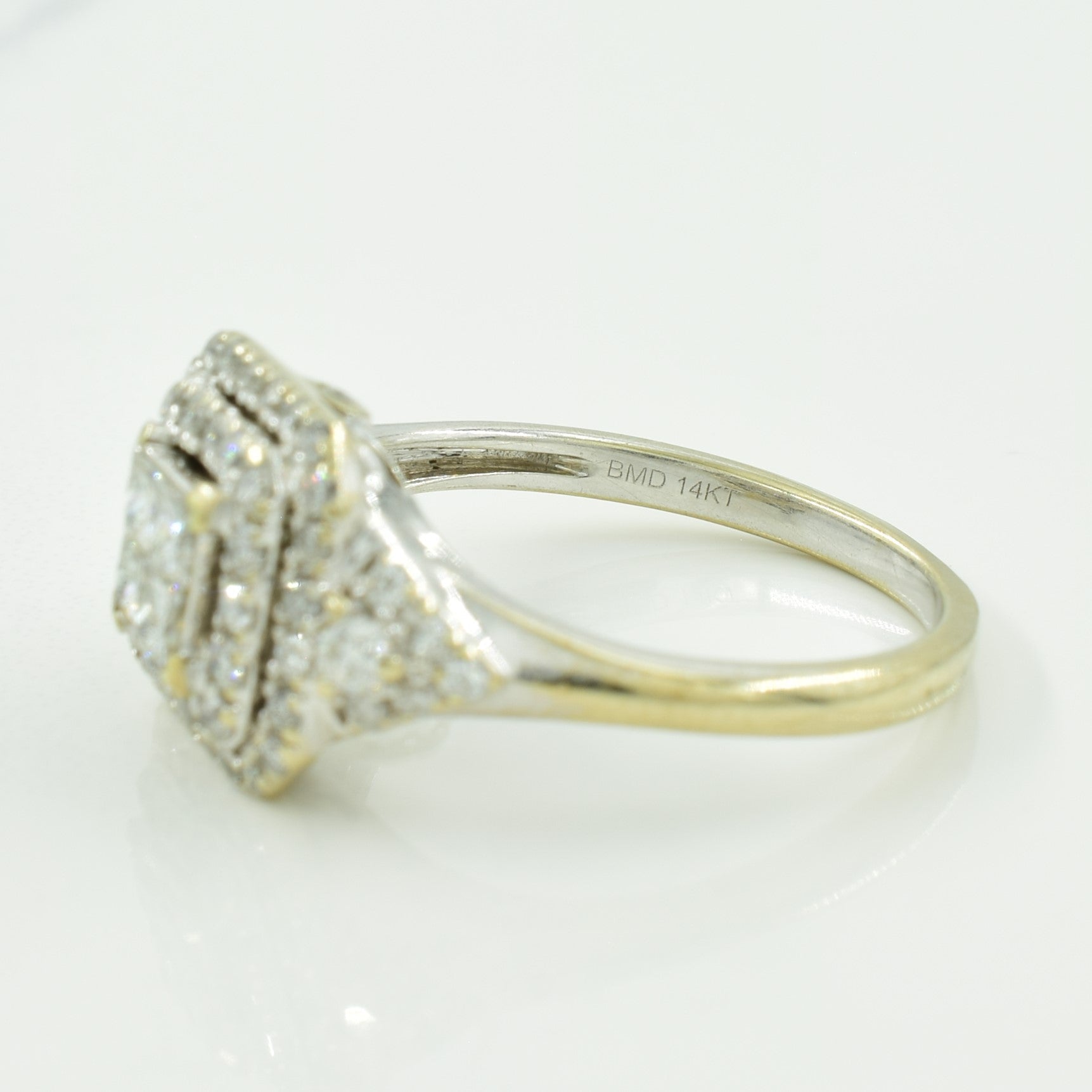 Diamond Halo Ring | 0.80ctw | SZ 6.75 |
