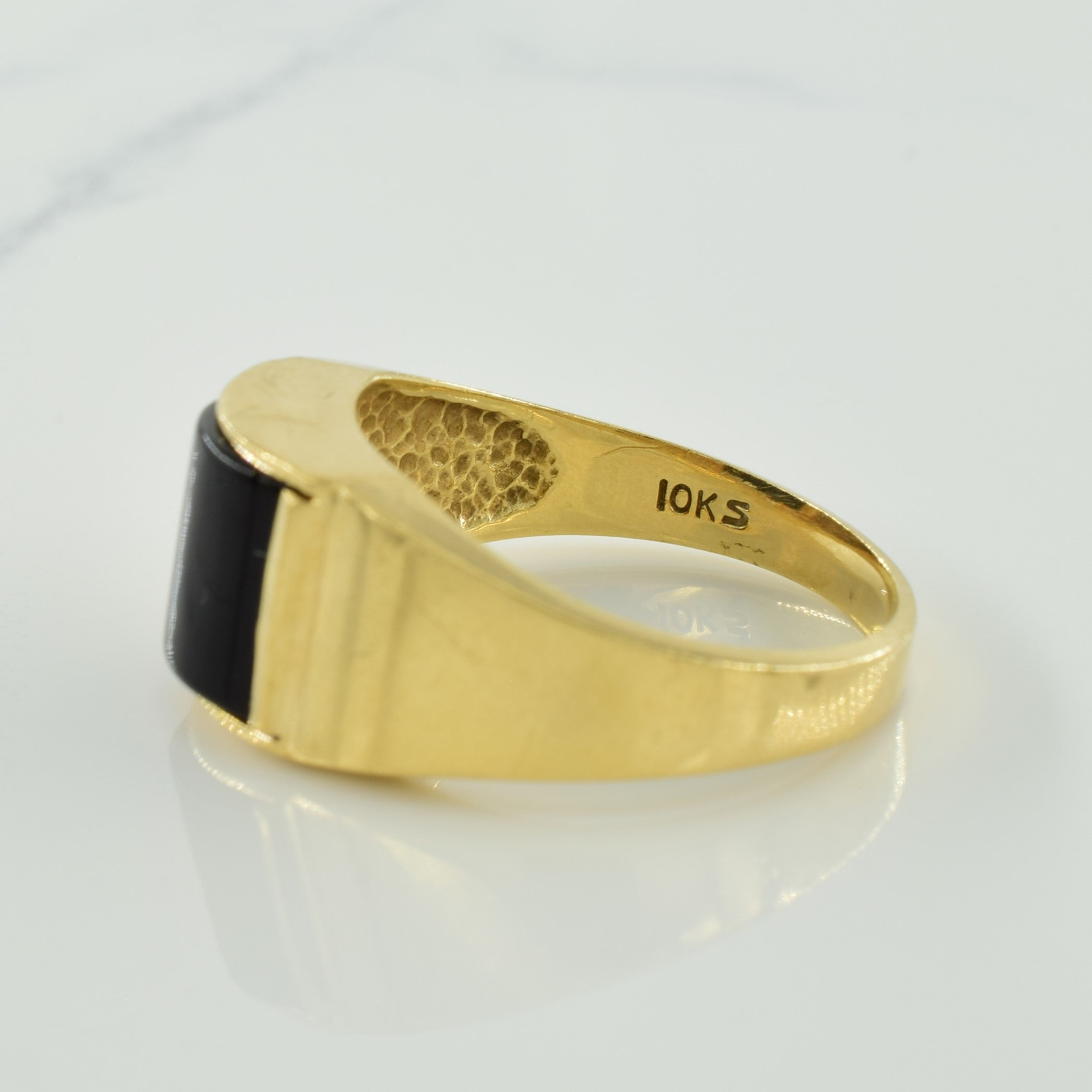 Black Onyx Ring | 2.00ct | SZ 9.75 |