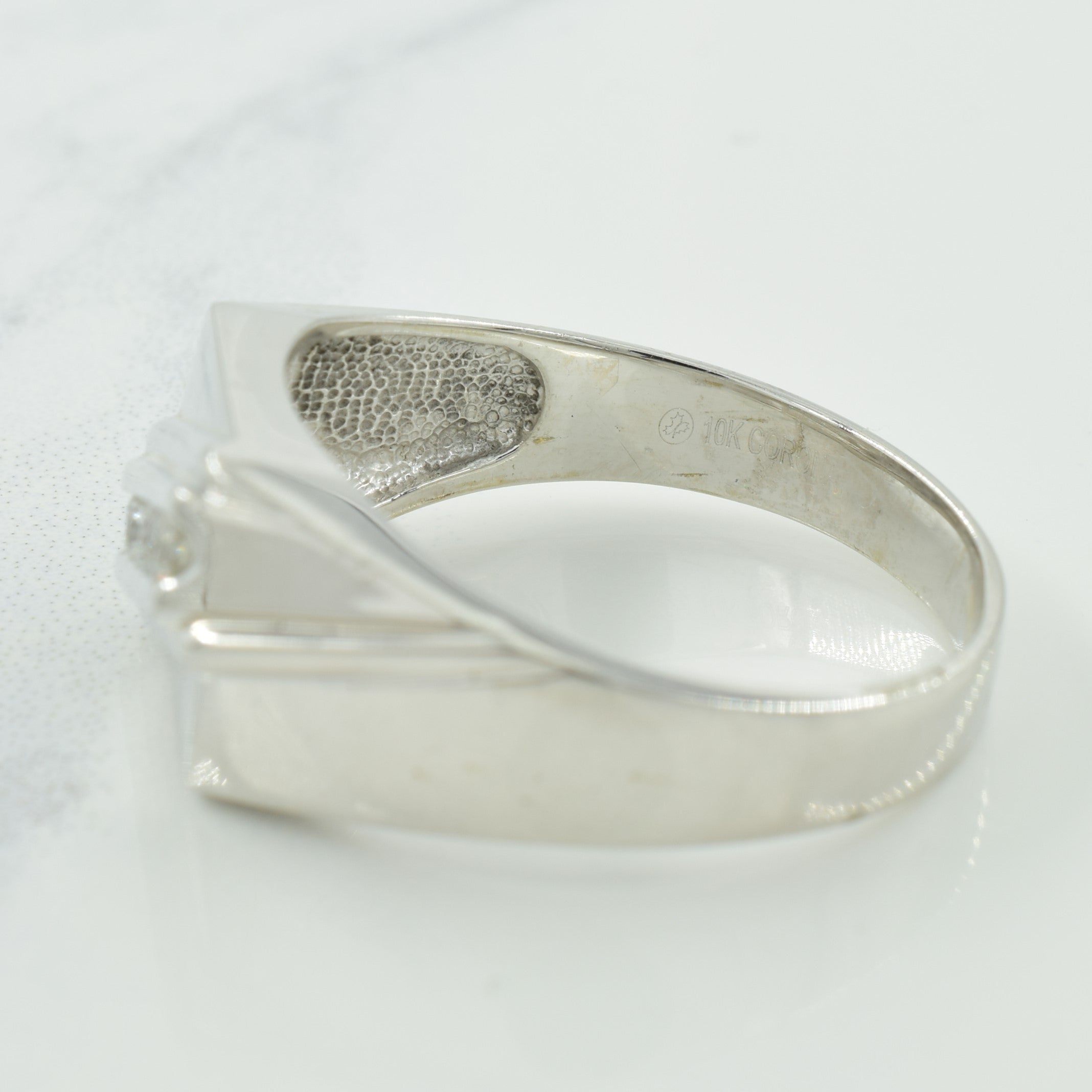 Channel Set Diamond Ring | 0.15ctw | SZ 11 |
