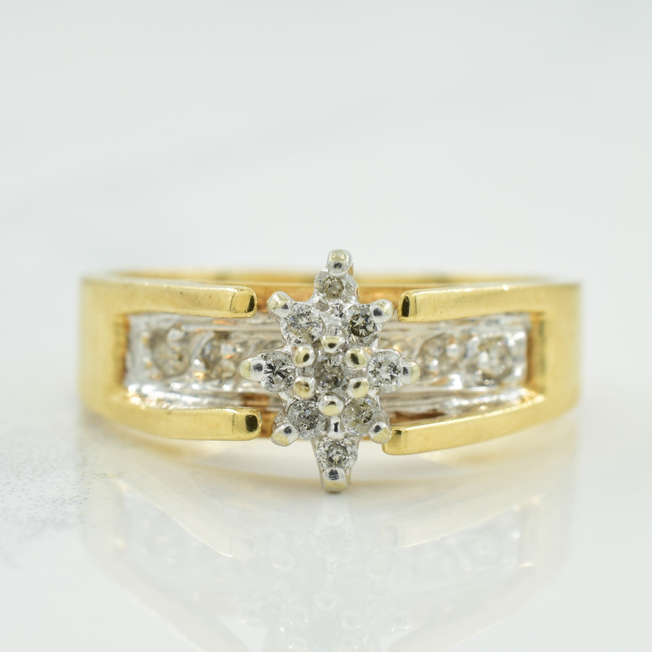 Diamond Cluster Ring | 0.15ctw | SZ 6.75 |