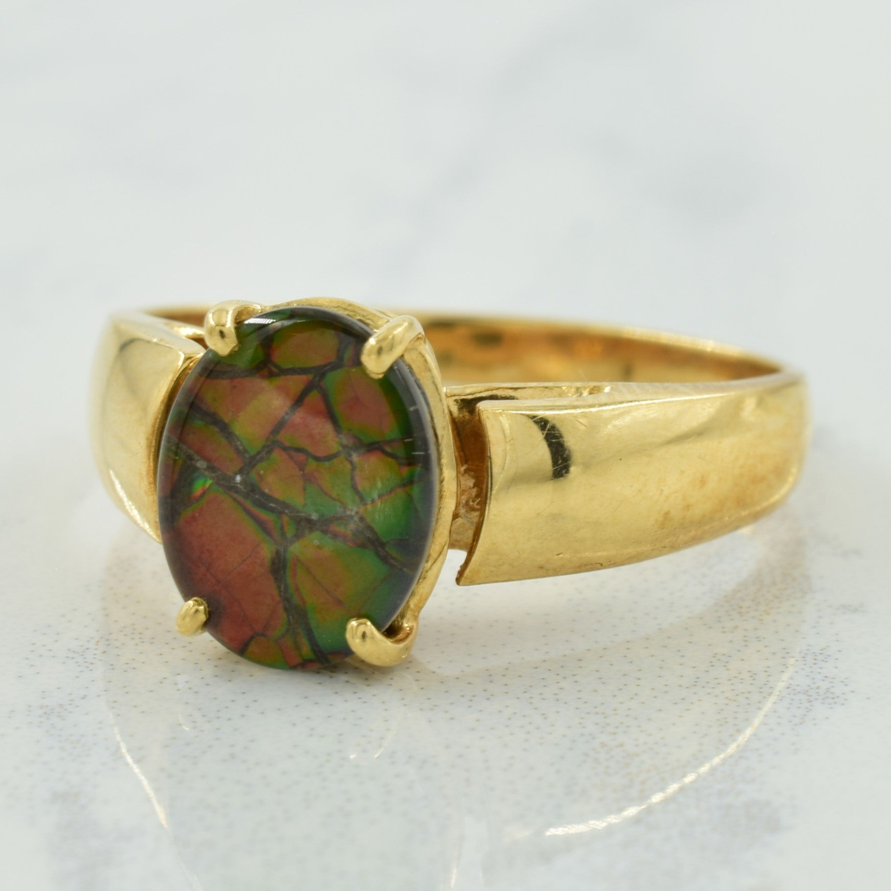 Ammolite Ring | 1.35ct | SZ 8.75 |
