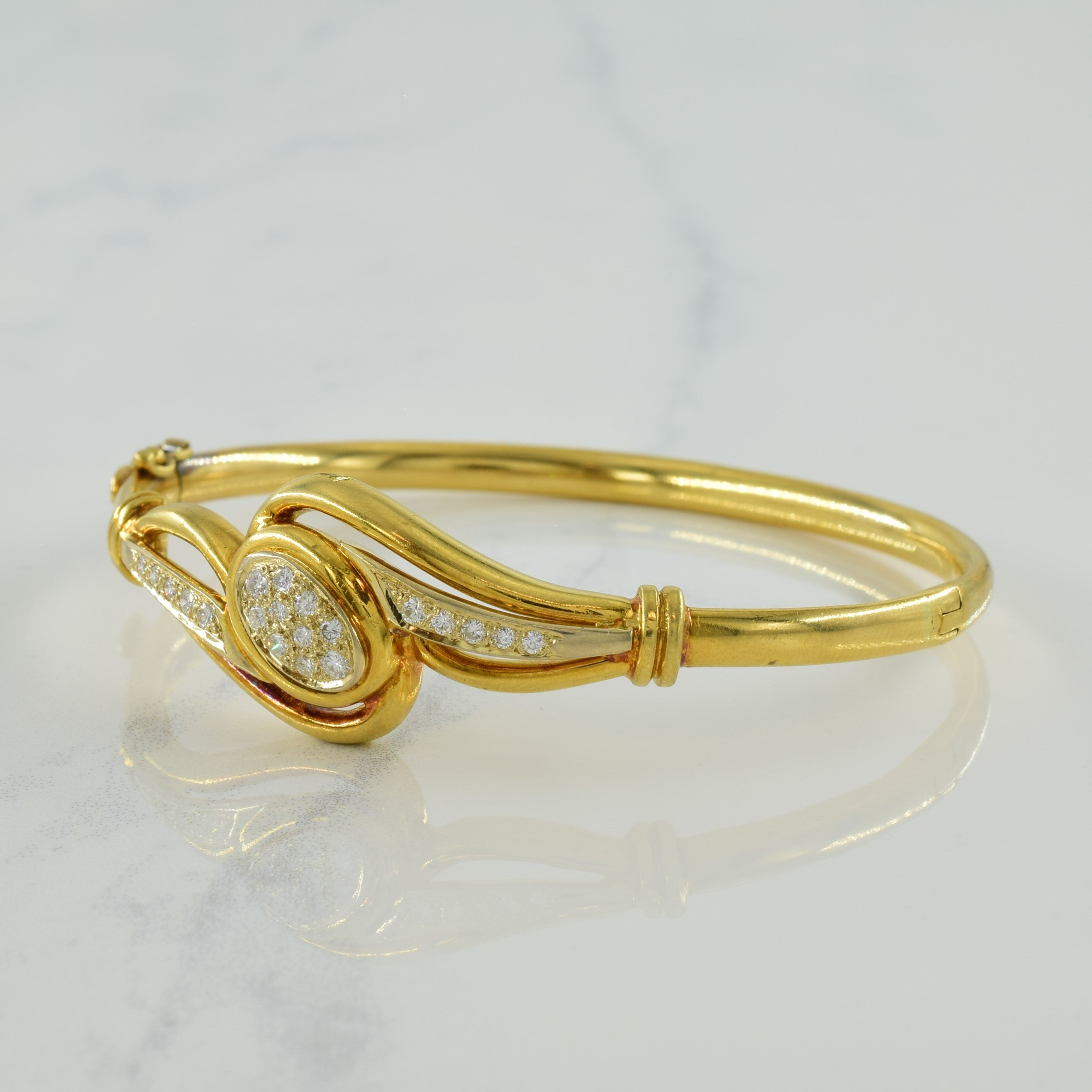 Diamond Bypass Bracelet | 0.45ctw | 7.25" |