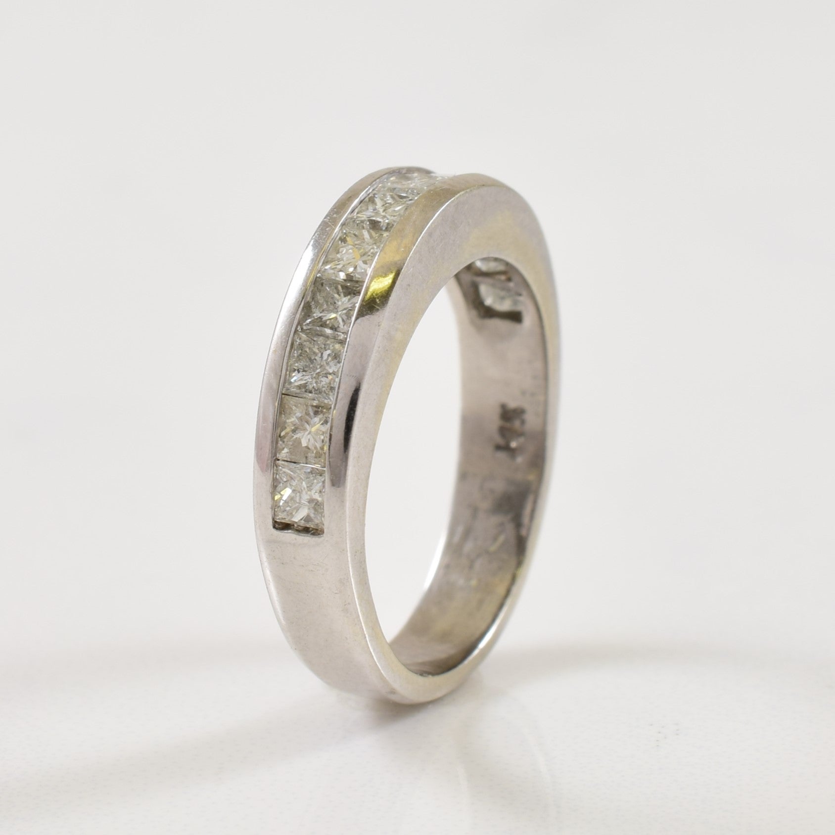 Channel Set Princess Cut Diamond Ring | 0.72ctw | SZ 5 |
