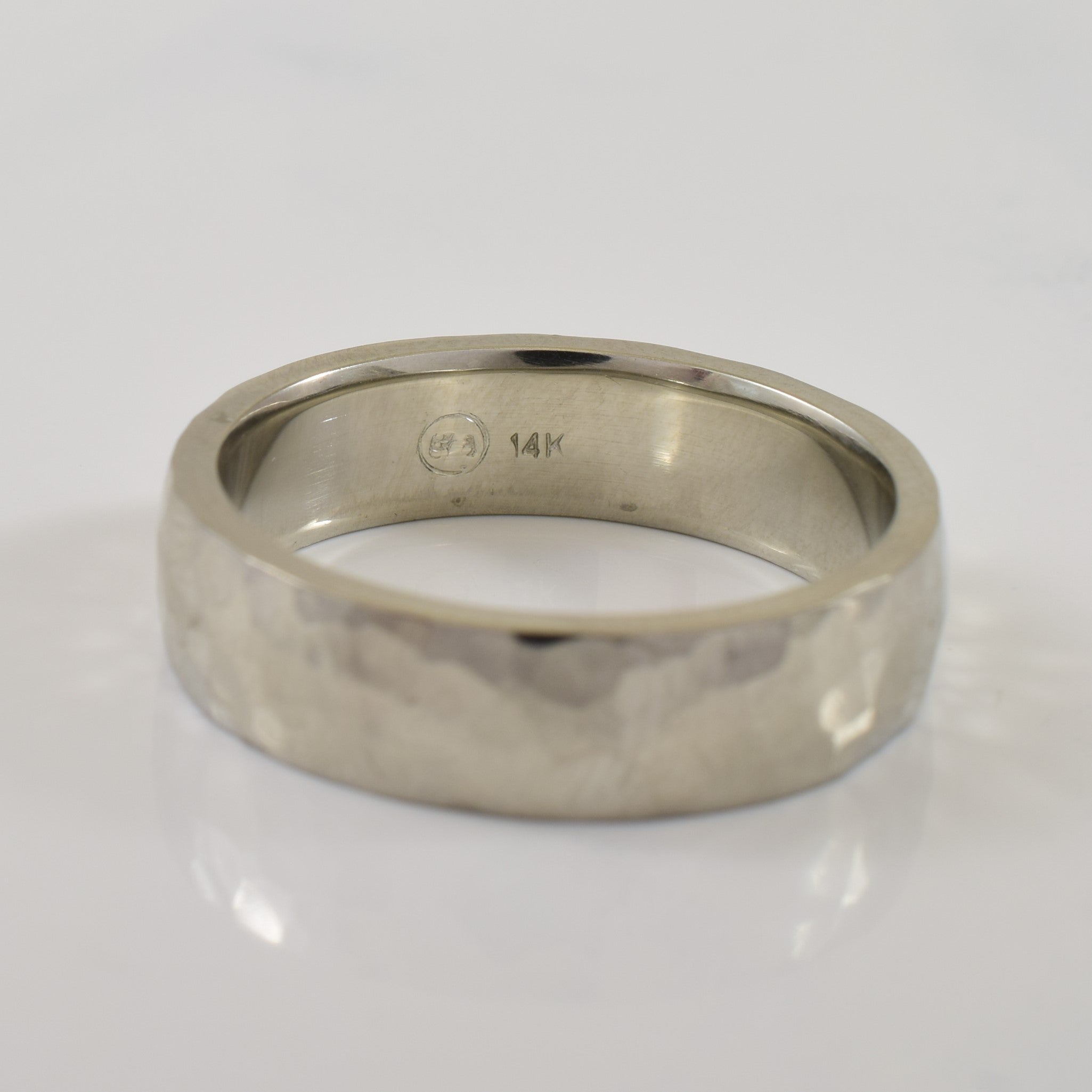 Alliance en or blanc 14 carats | Taille 8,25 |