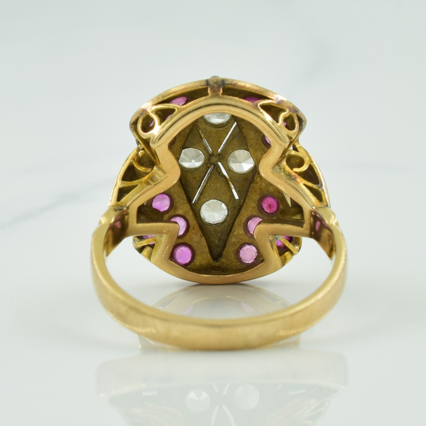 Ruby & Diamond Ring | 0.50ctw, 0.16ctw | SZ 7.25 |