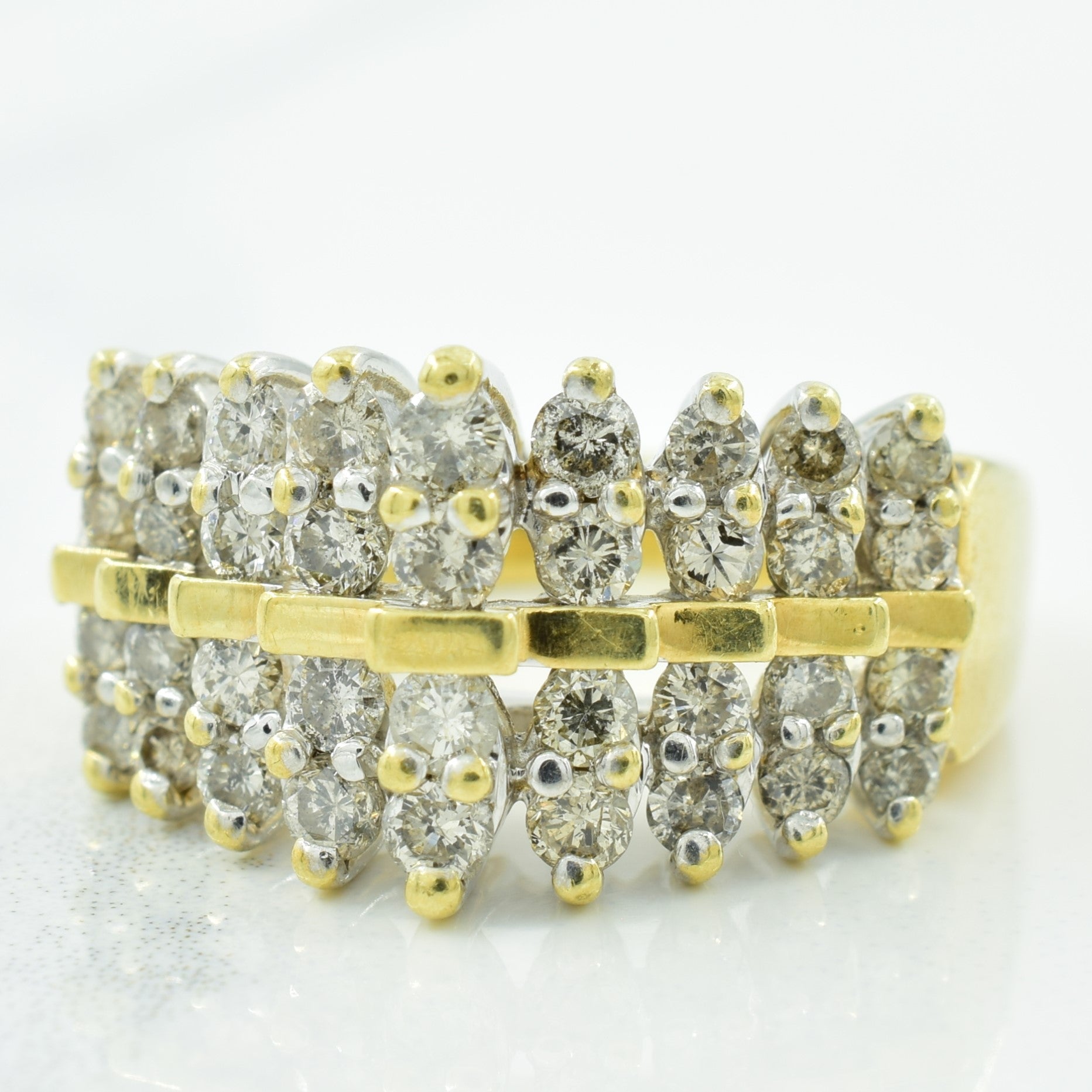 High Set Diamond Ring | 0.75ctw | SZ 4.75 |