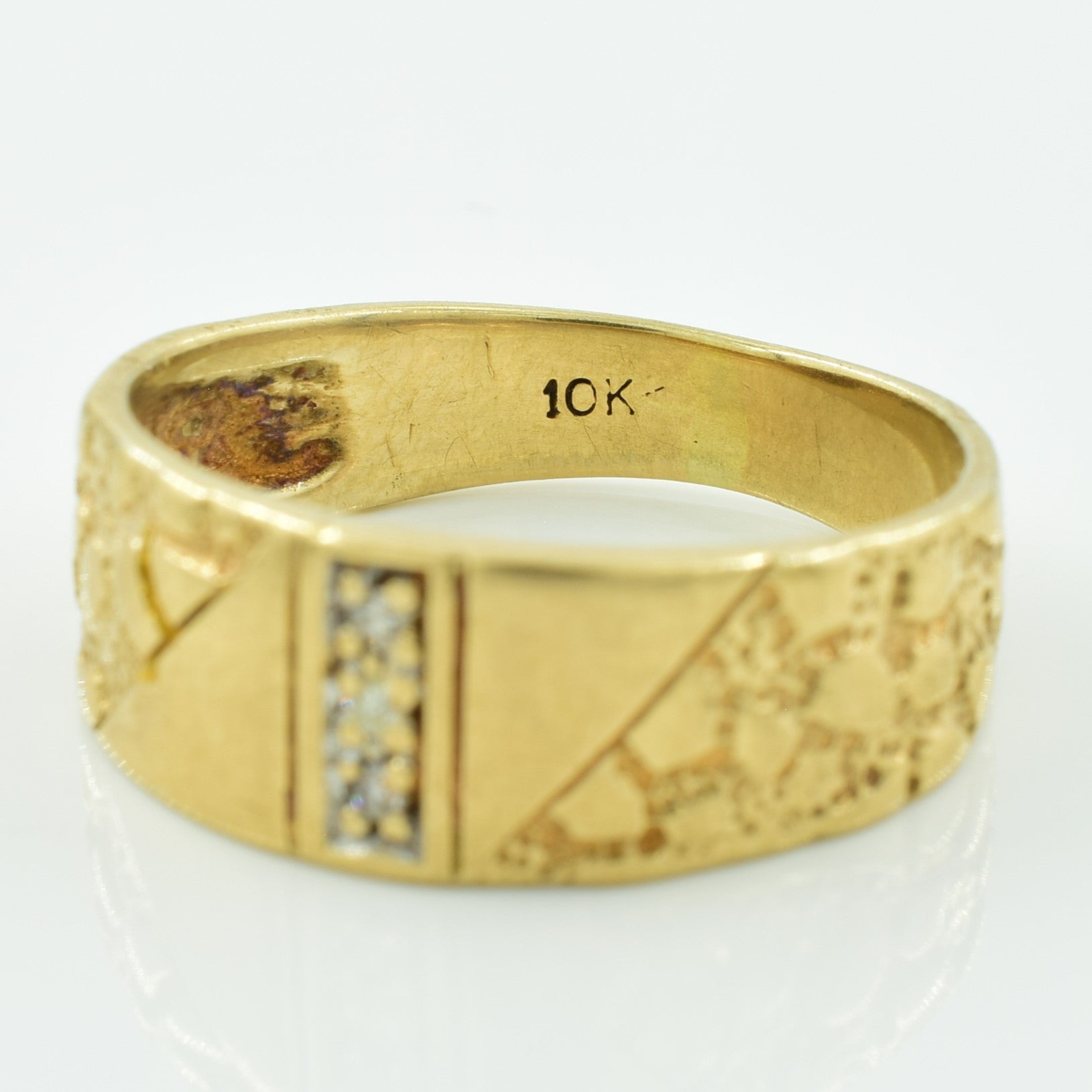Vertical Row Diamond Ring | 0.03ctw | SZ 6.5 |