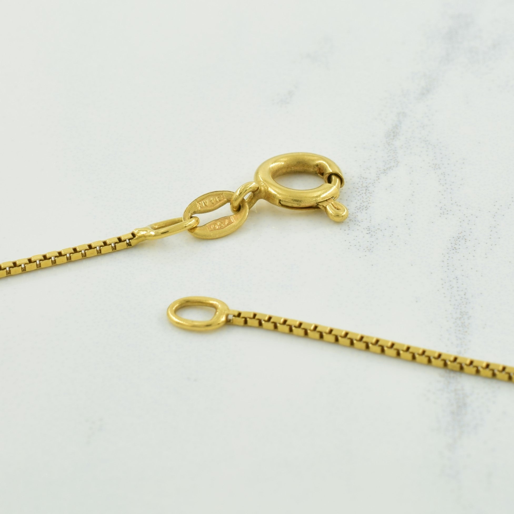 18k Yellow Gold Butterfly Necklace | 16" |