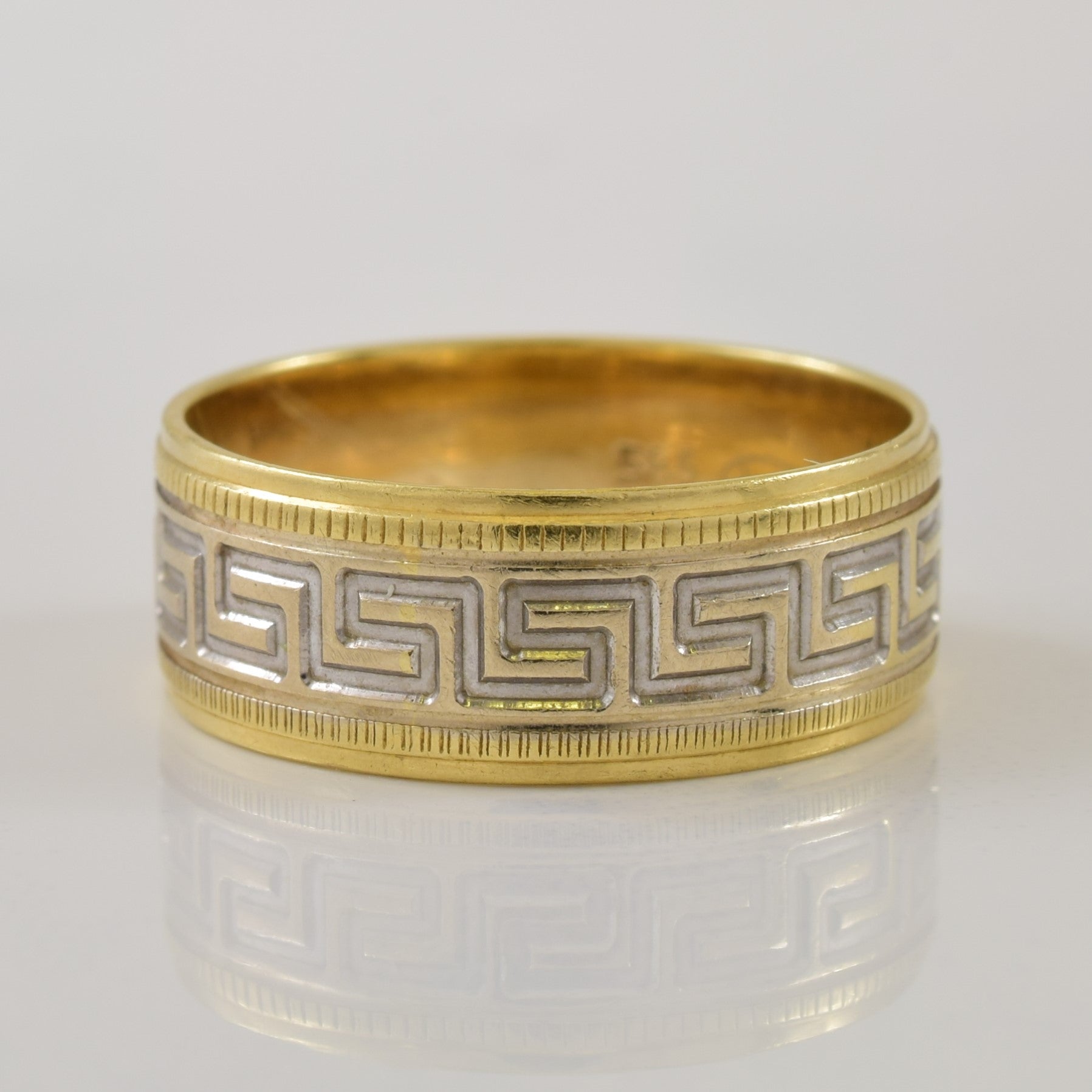 14k Two Tone Band | SZ 7 |