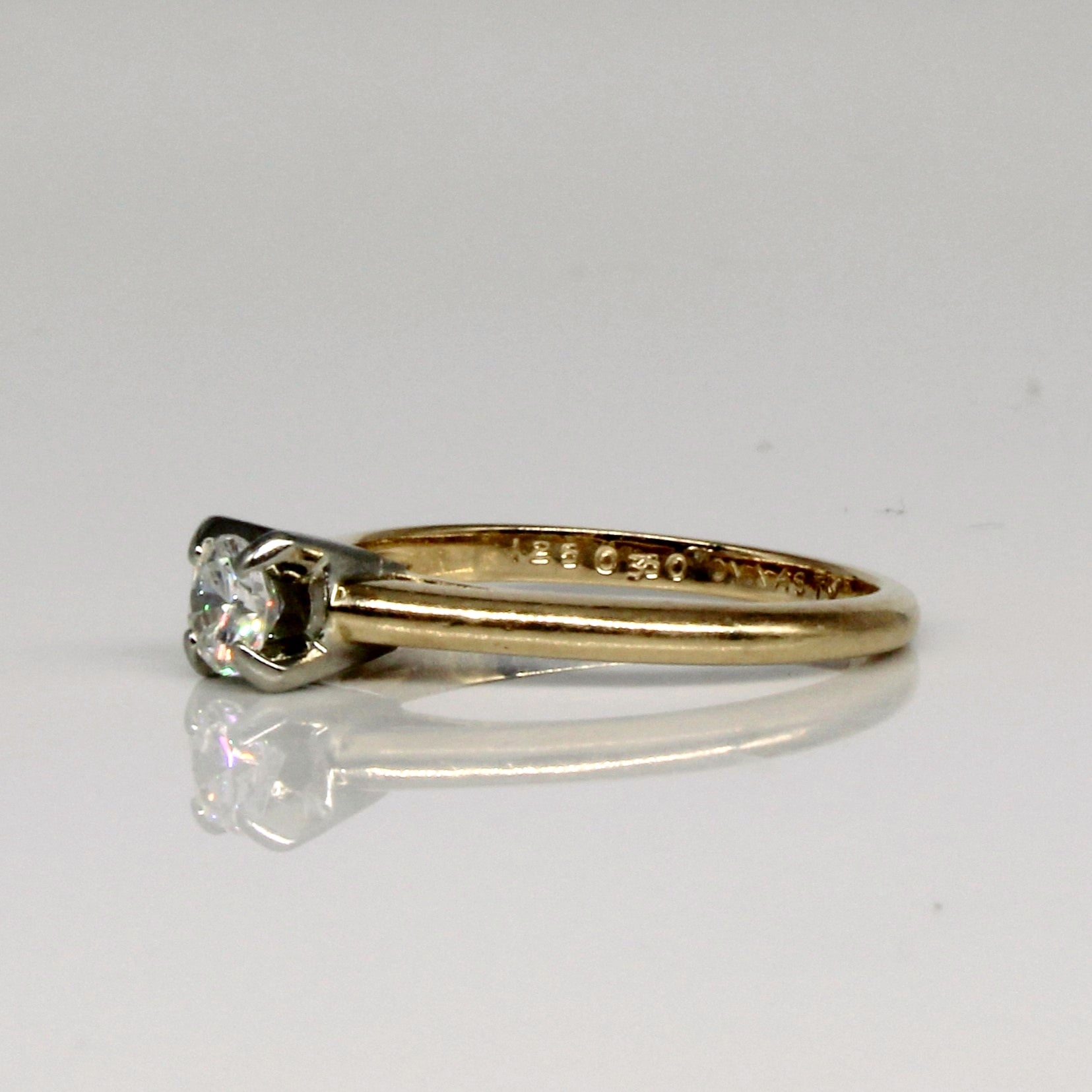 Diamond Solitaire Ring | 0.28ctw | SZ 6 |