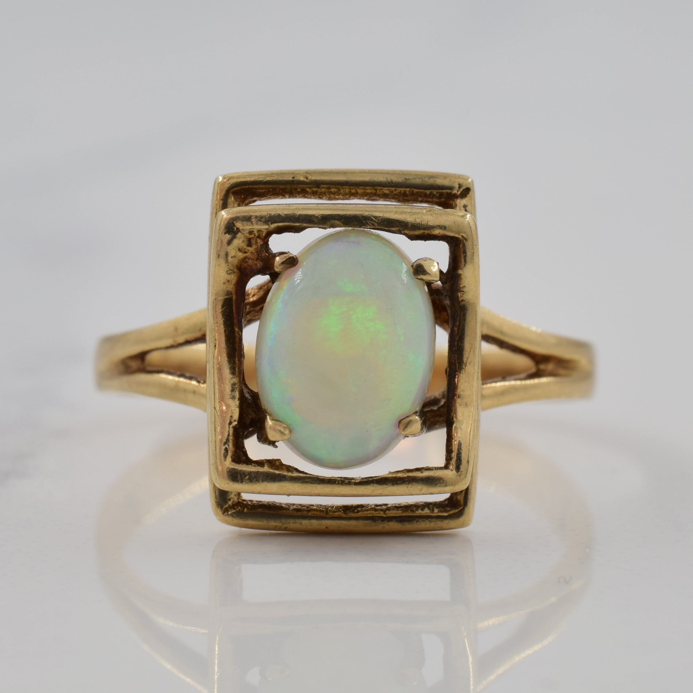 Bague Opale | 0,60 ct | Taille 6,75 |