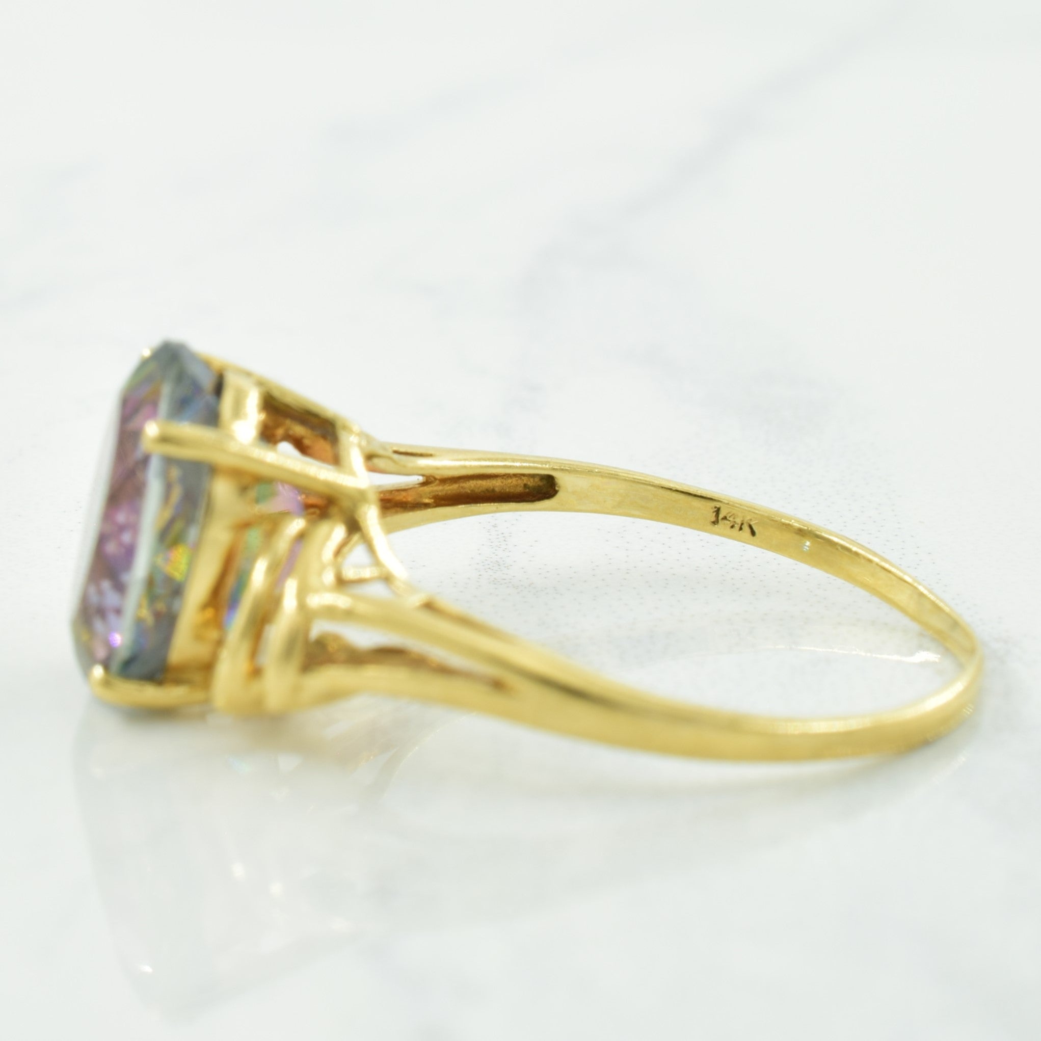 Mystic Topaz Ring | 4.90ct | SZ 8.75 |