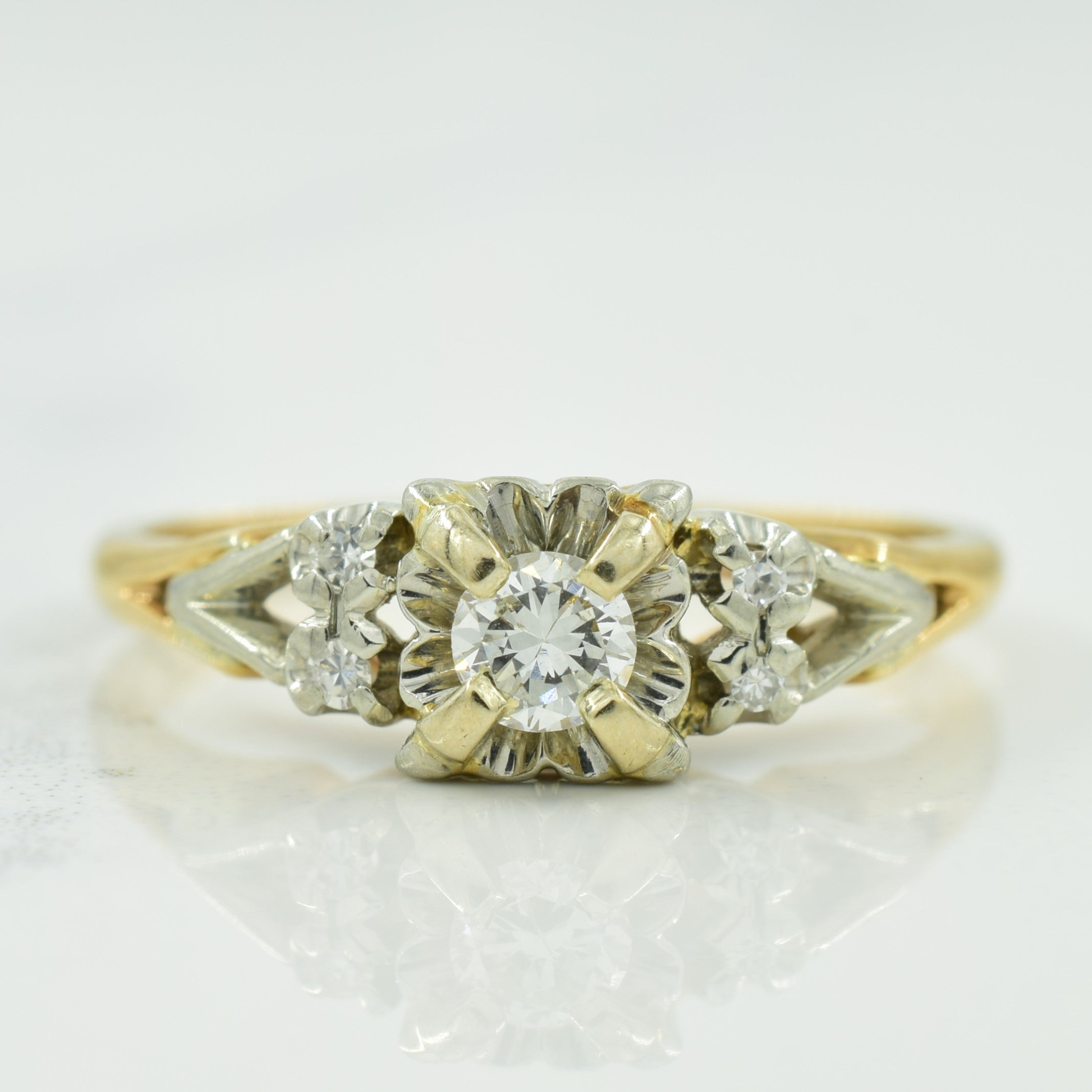 Five Stone Diamond Ring | 0.15ctw | SZ 6.5 |
