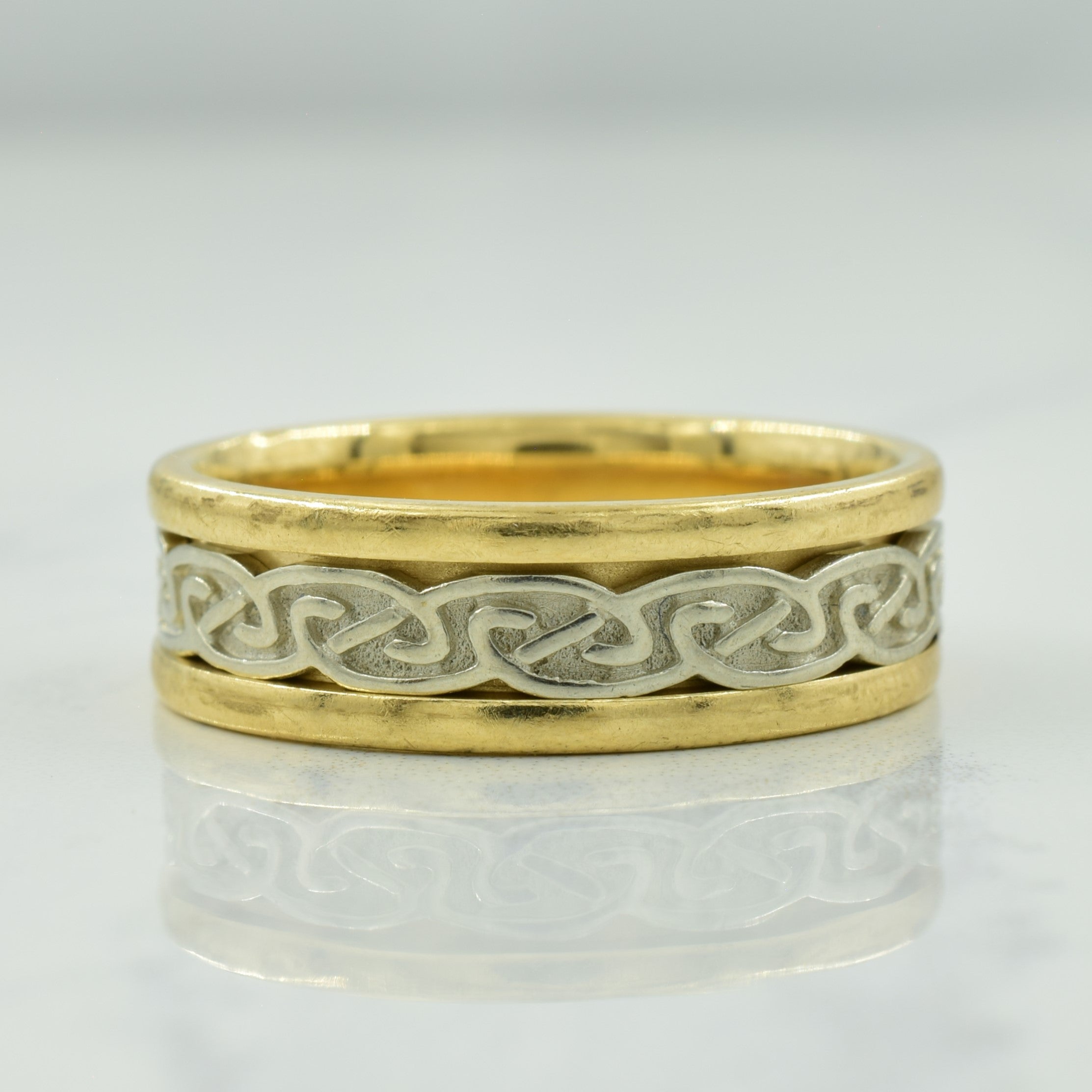 10k Two Tone Gold Ring | SZ 11 |