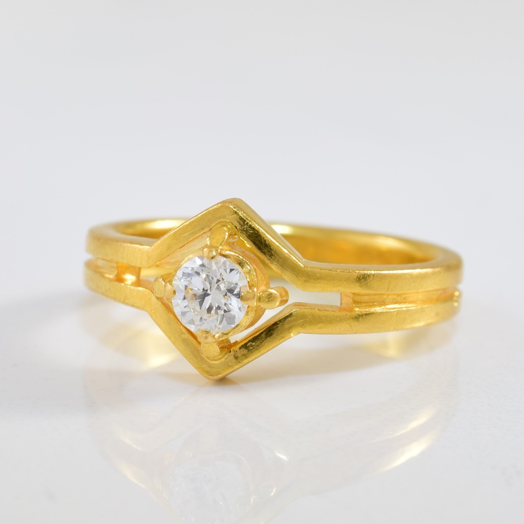 Solitaire Diamond Ring | 0.20ct | SZ 5.25 |