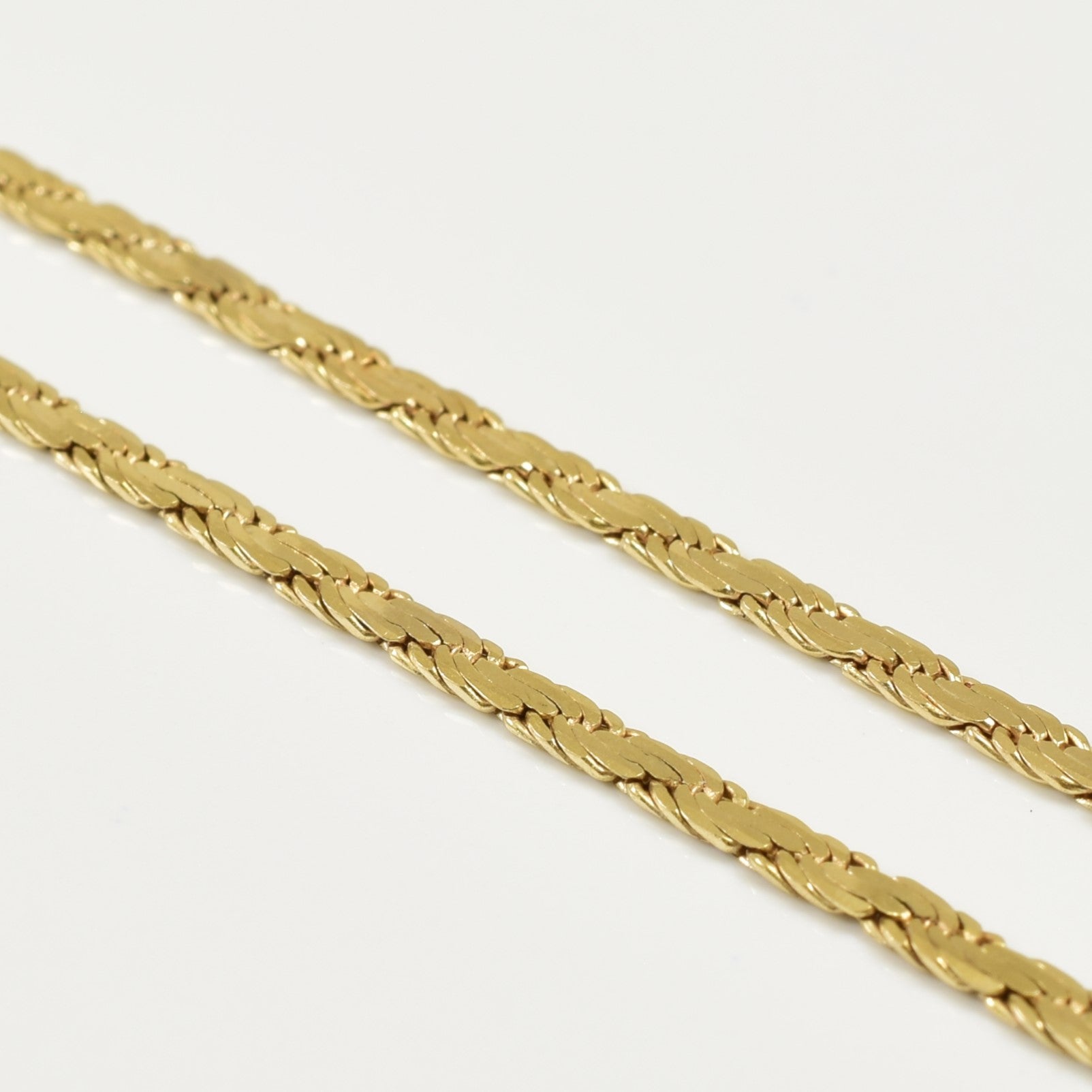 10k Yellow Gold Fancy Chain | 17.50" |