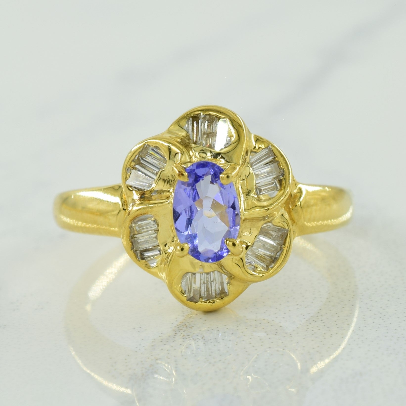 Tanzanite & Diamond Suite | 0.76ctw, 0.30ctw | 17.5" | SZ 5.5 |
