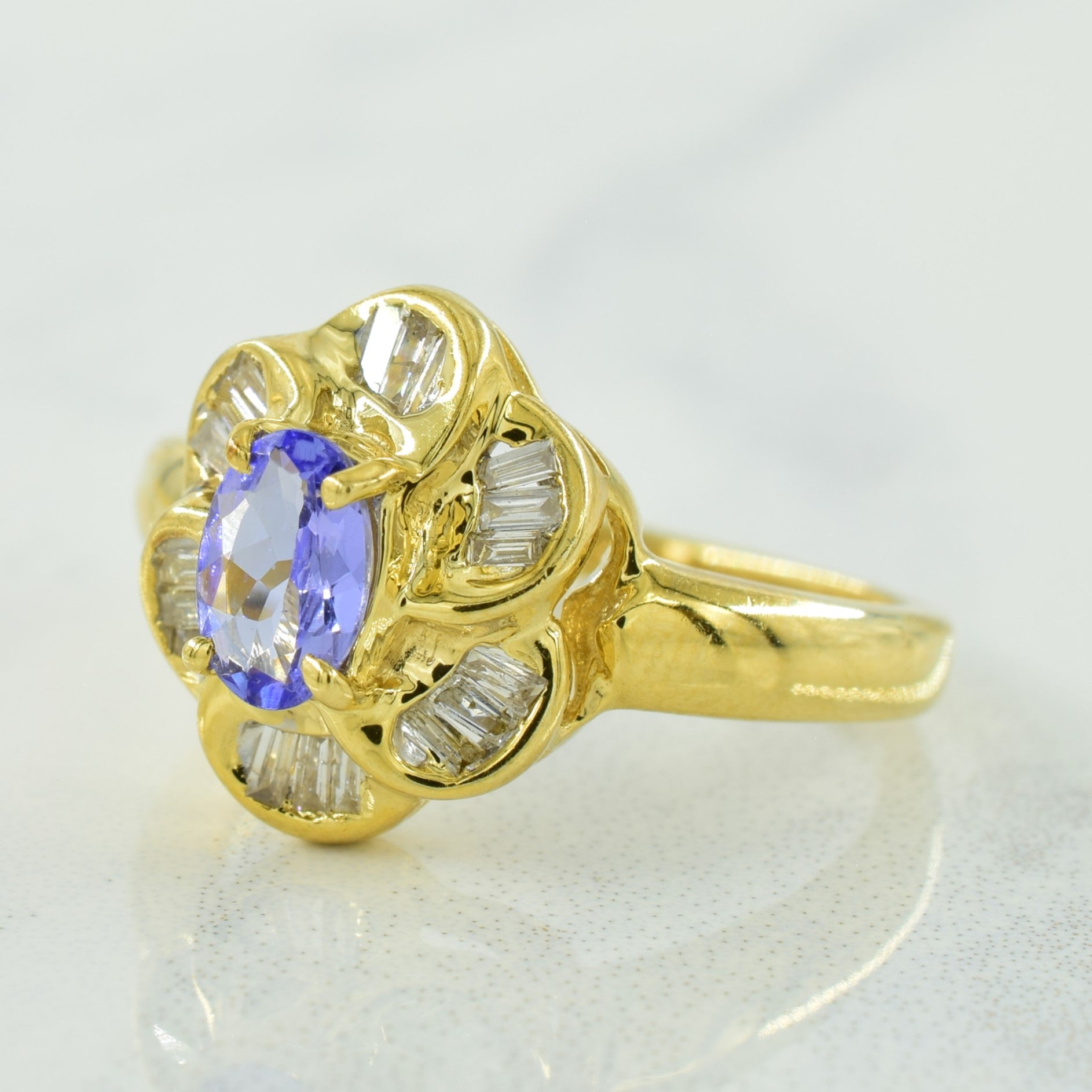 Tanzanite & Diamond Suite | 0.76ctw, 0.30ctw | 17.5" | SZ 5.5 |