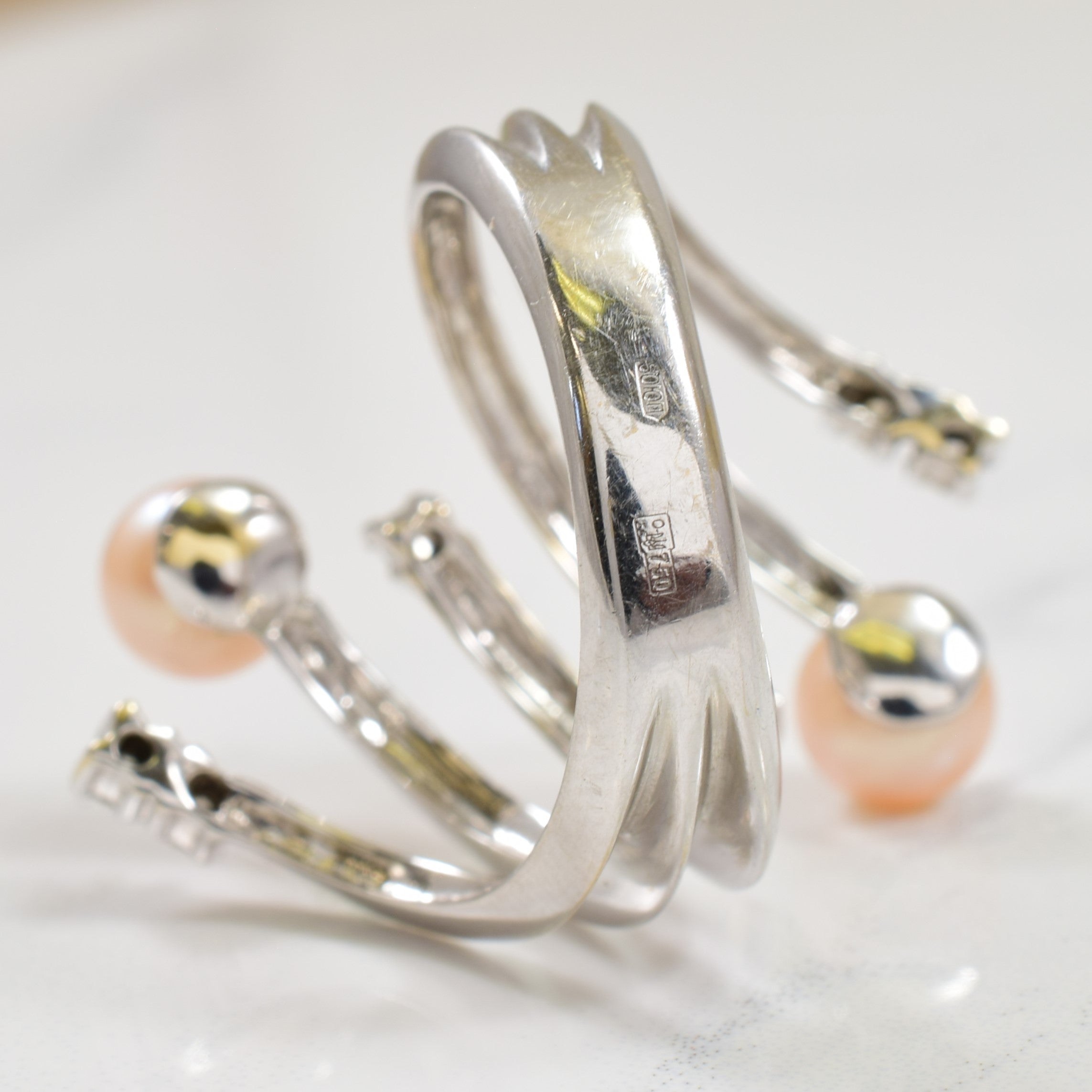 Pink Pearl & Diamond Ring | 3.00ctw, 0.15ctw | SZ 7.25 |