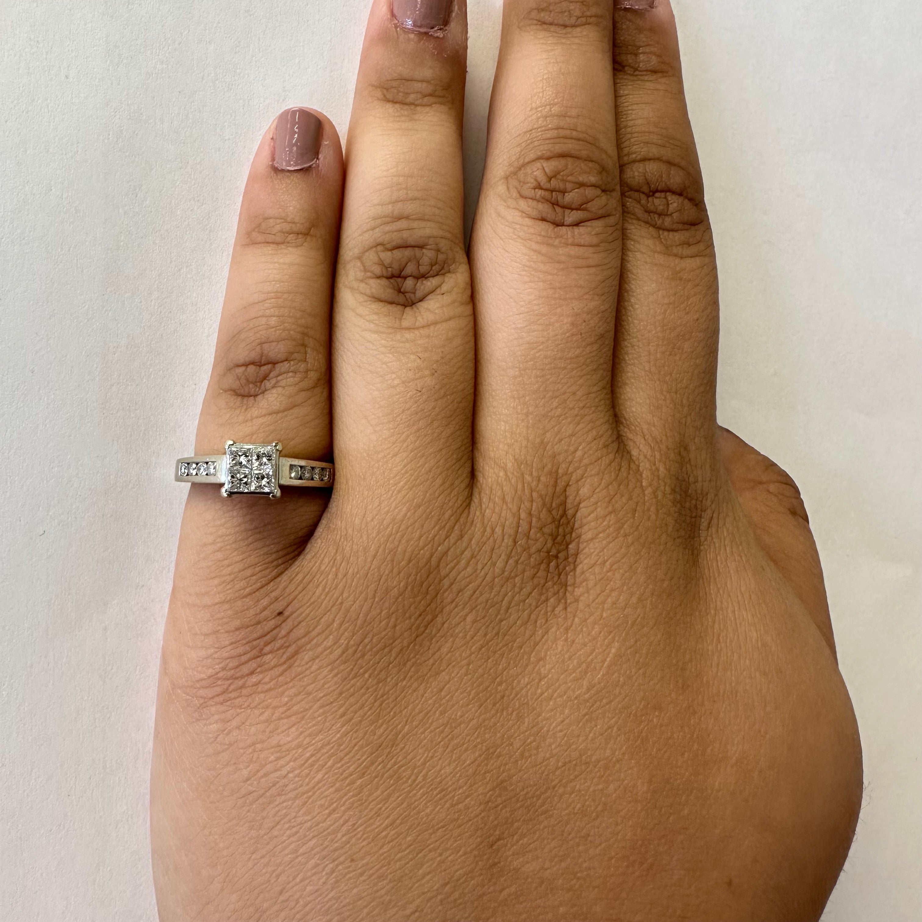 Cathedral Diamond Ring | 0.56ctw | SZ 6.25 |