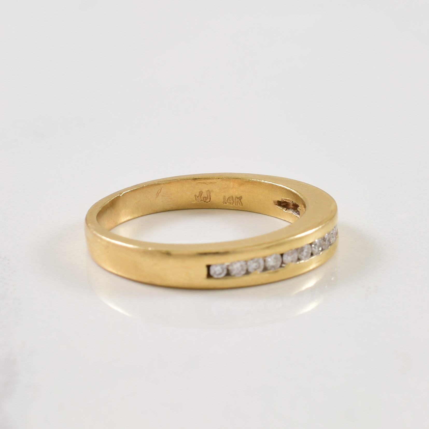 Channel Set Diamond Ring | 0.10ctw | SZ 5 |
