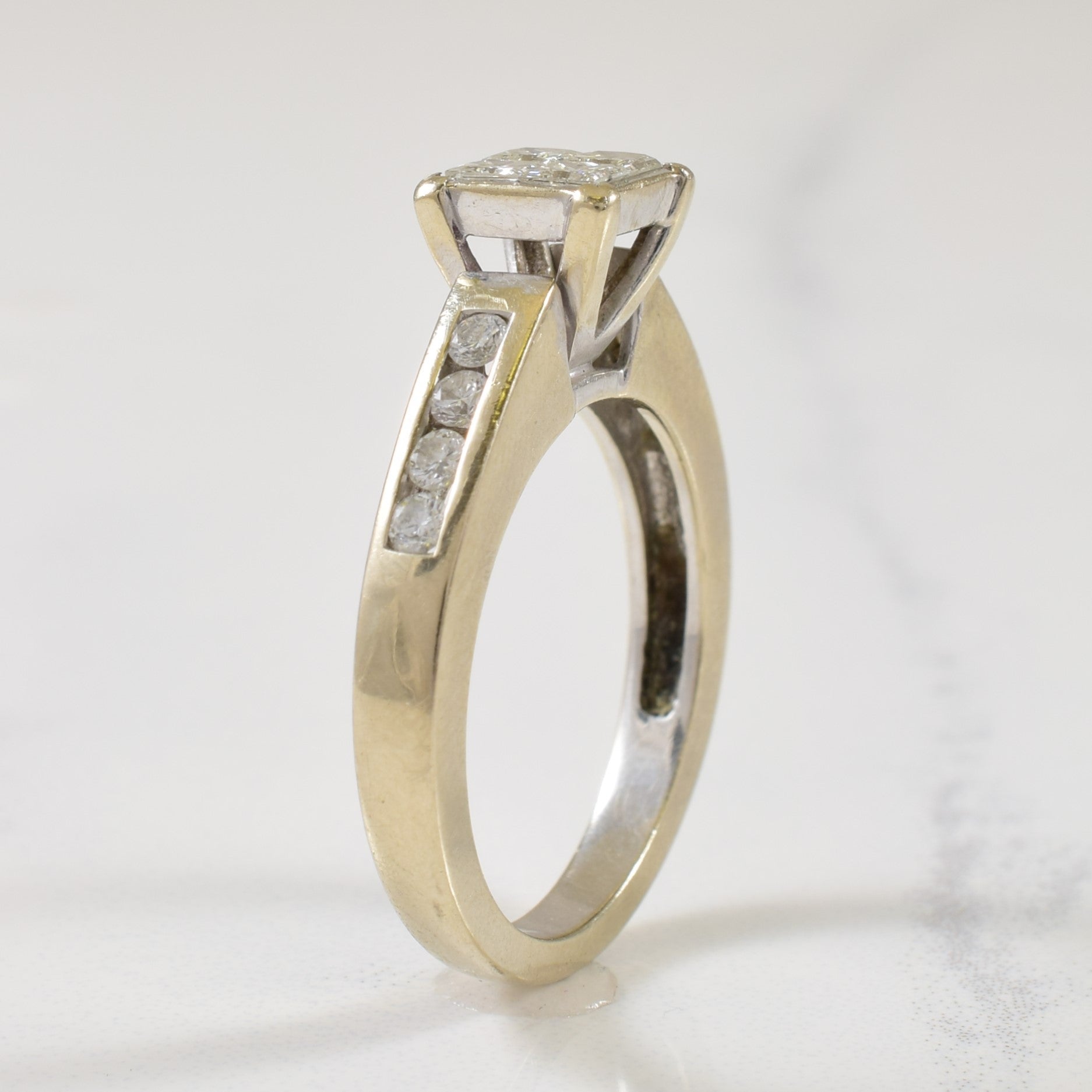 Cathedral Diamond Ring | 0.56ctw | SZ 6.25 |