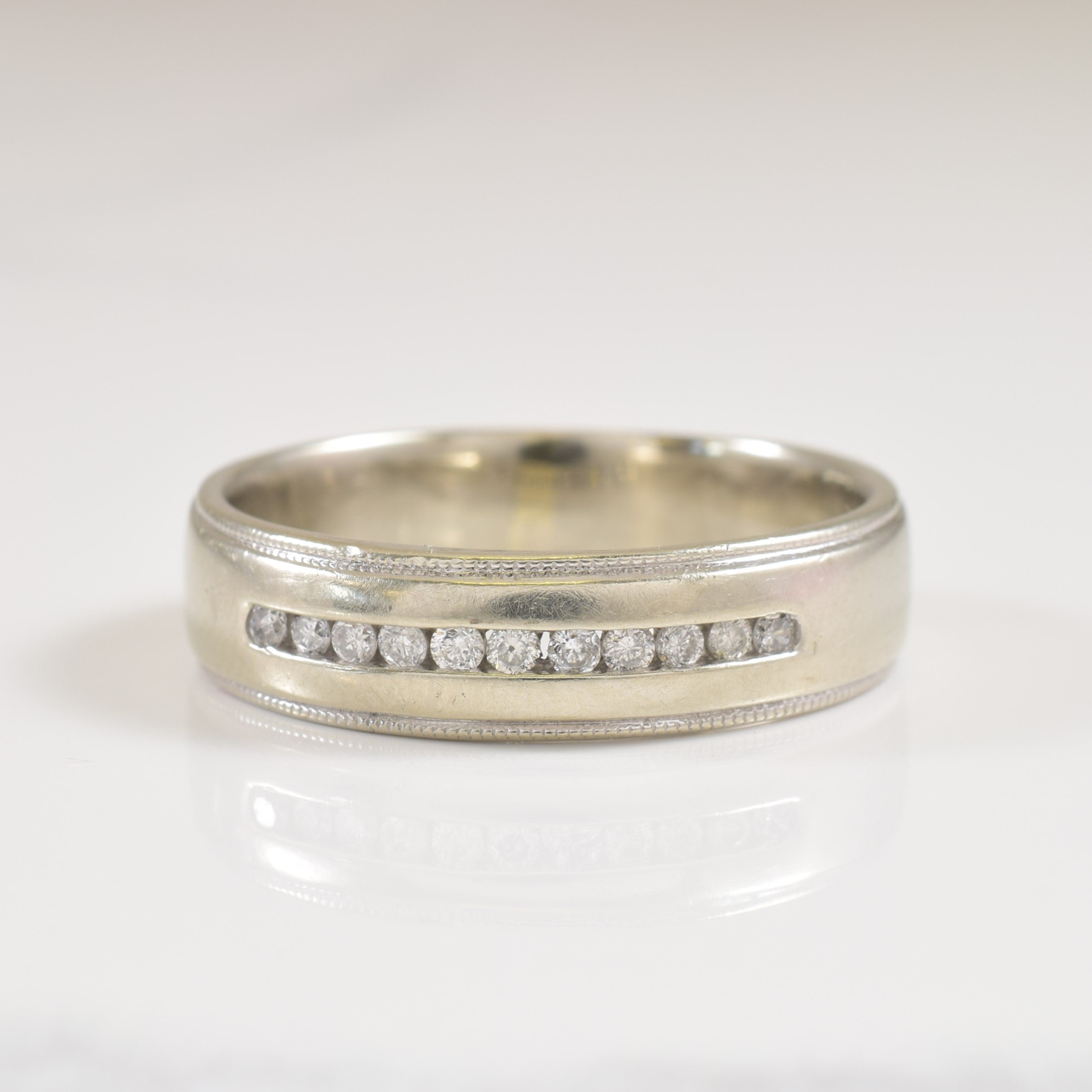 Channel Set Diamond Band | 0.22ctw | SZ 11.75 |