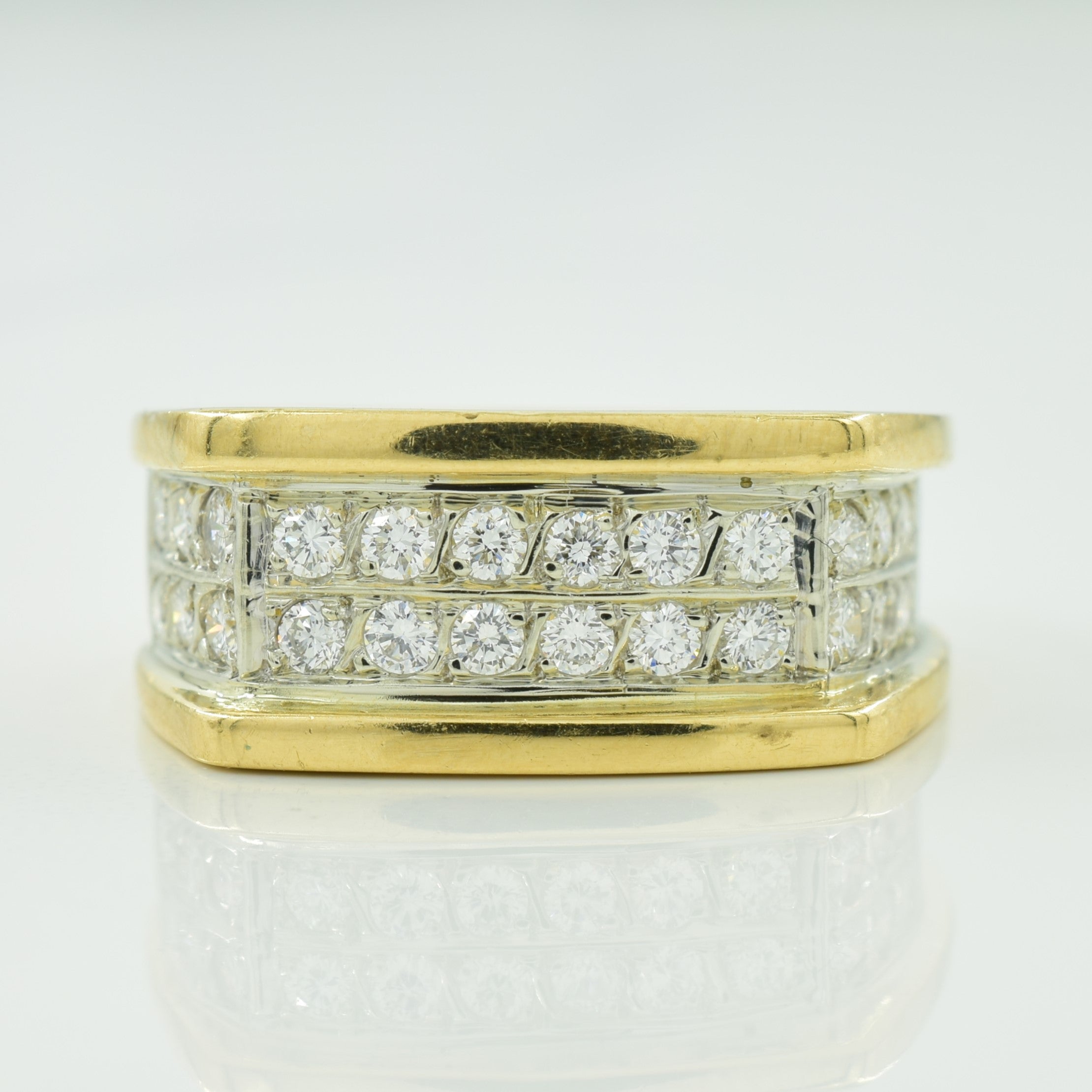 Pave Set Diamond Ring | 0.48ctw | SZ 6 |