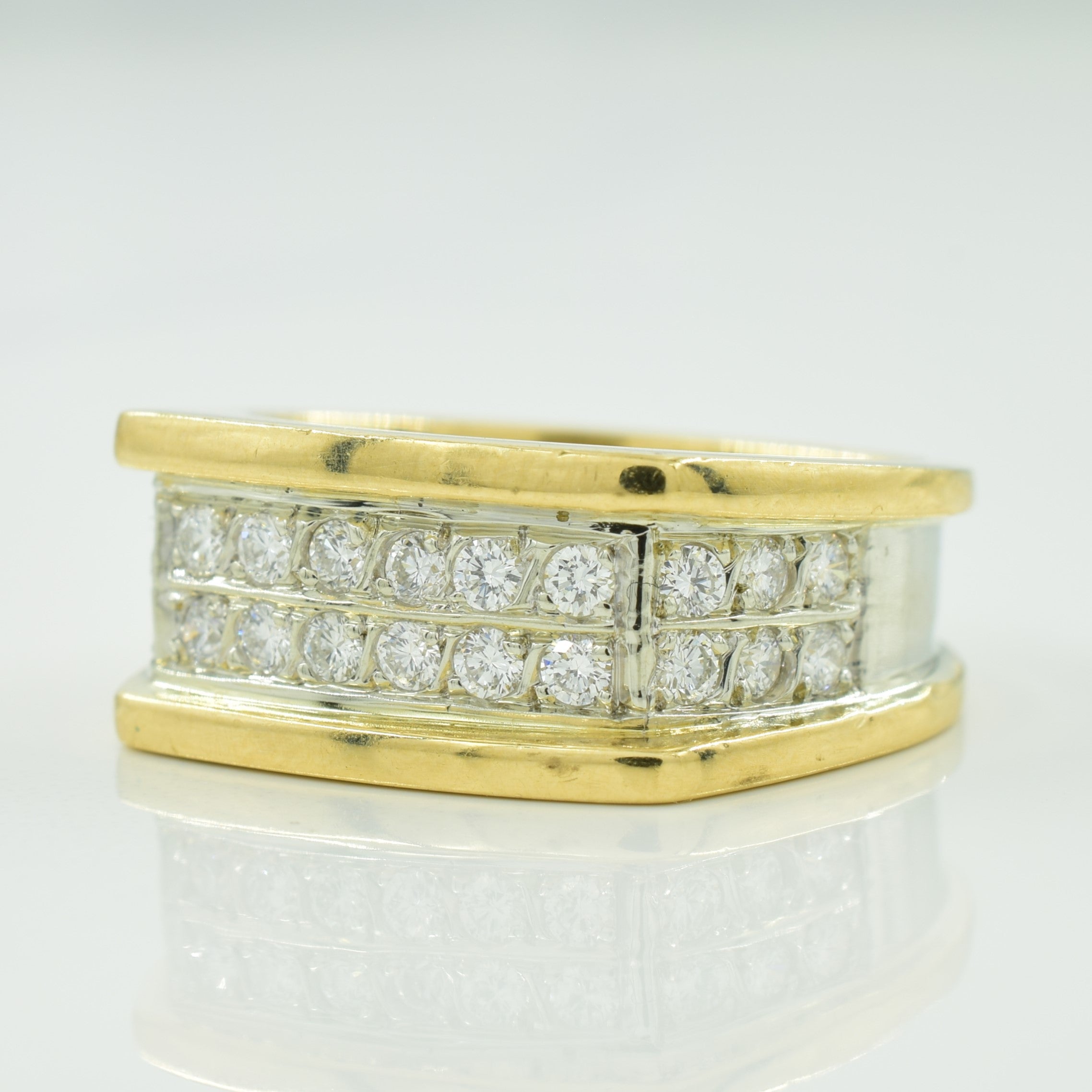 Pave Set Diamond Ring | 0.48ctw | SZ 6 |