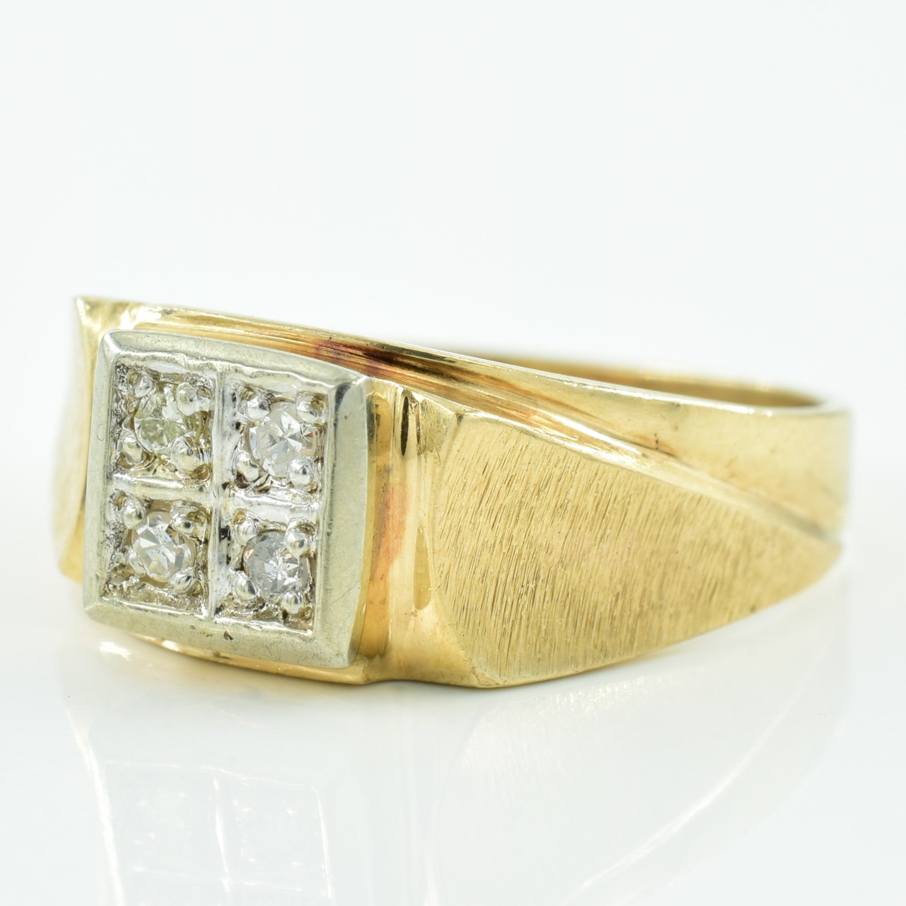 Diamond Grid Ring | 0.08ctw | SZ 7.75 |