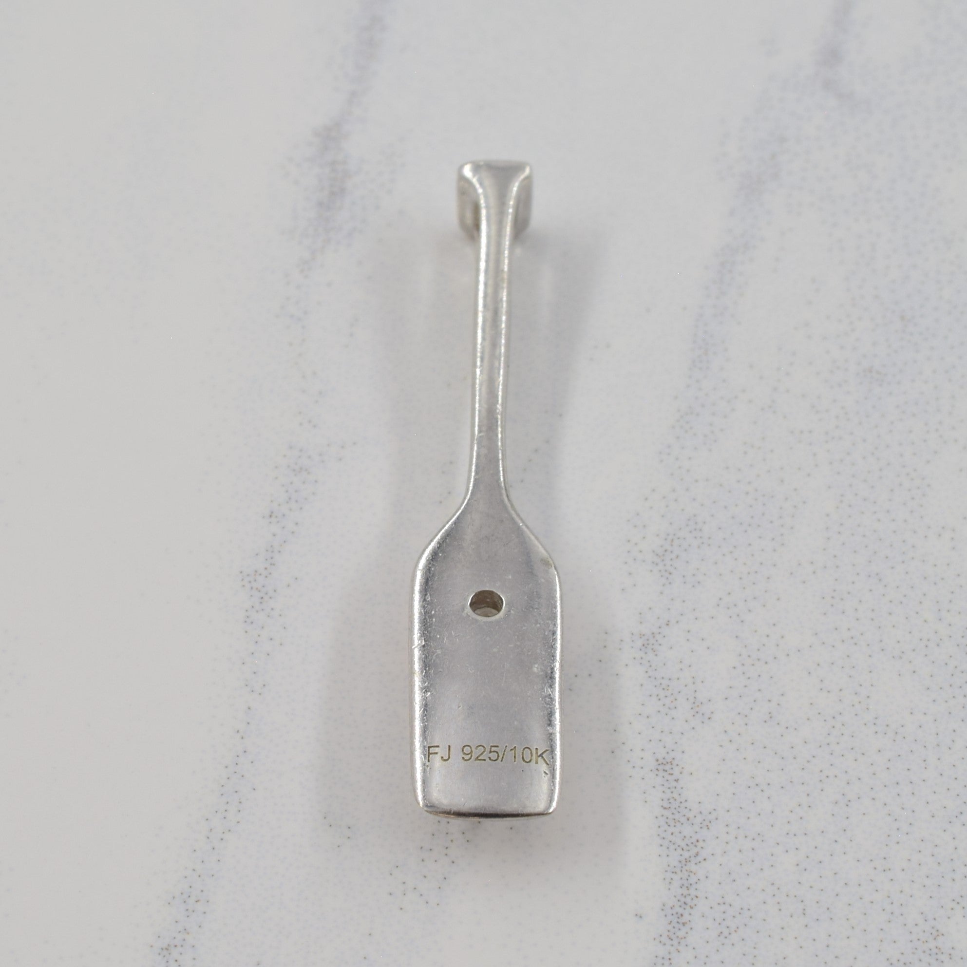 Sterling Silver & Yellow Gold Diamond Pendant | 0.09ct |