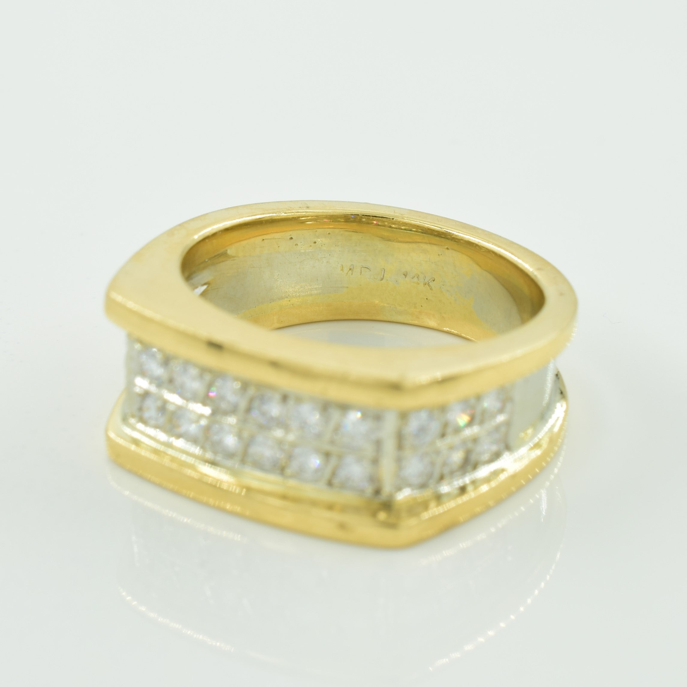 Pave Set Diamond Ring | 0.48ctw | SZ 6 |