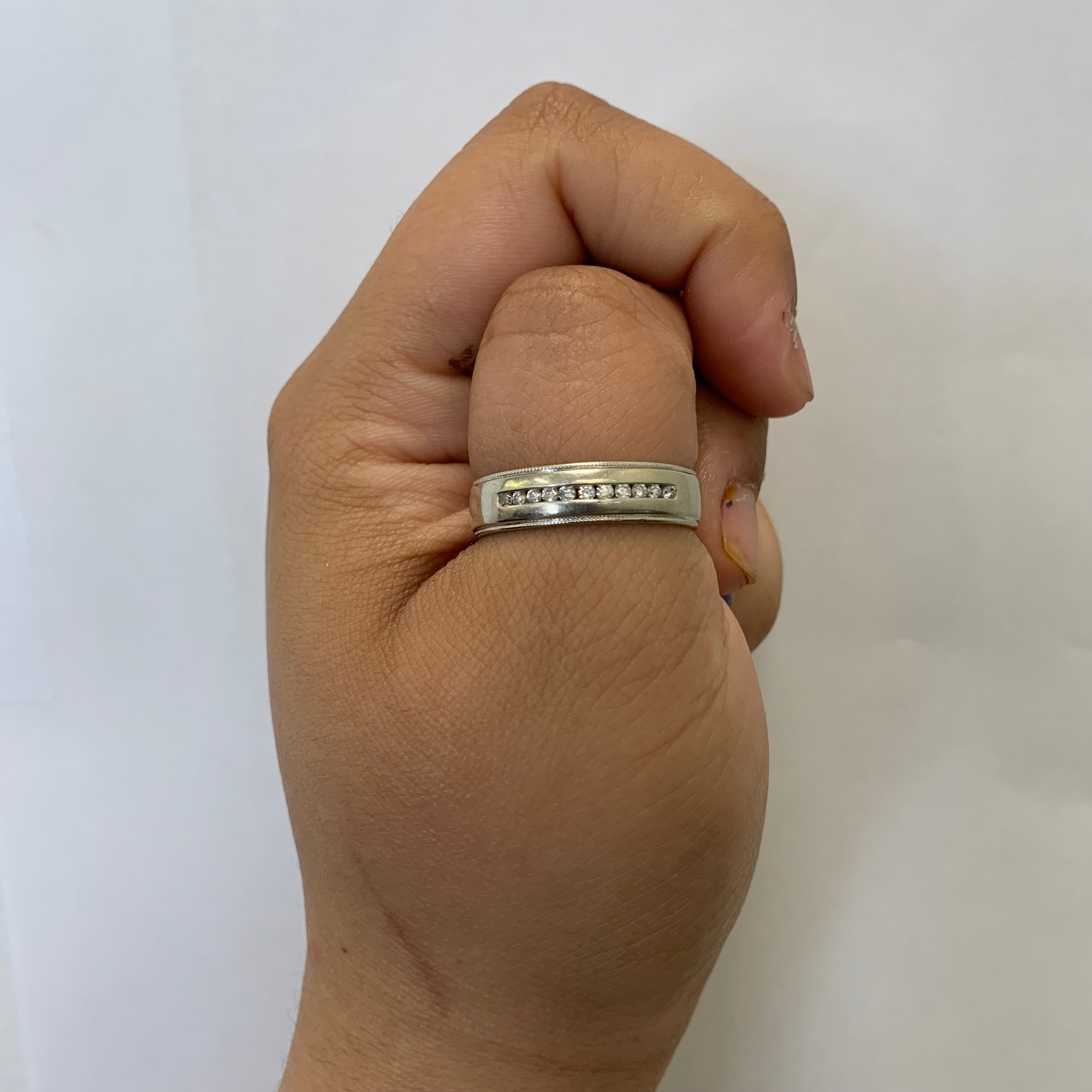 Channel Set Diamond Band | 0.22ctw | SZ 11.75 |