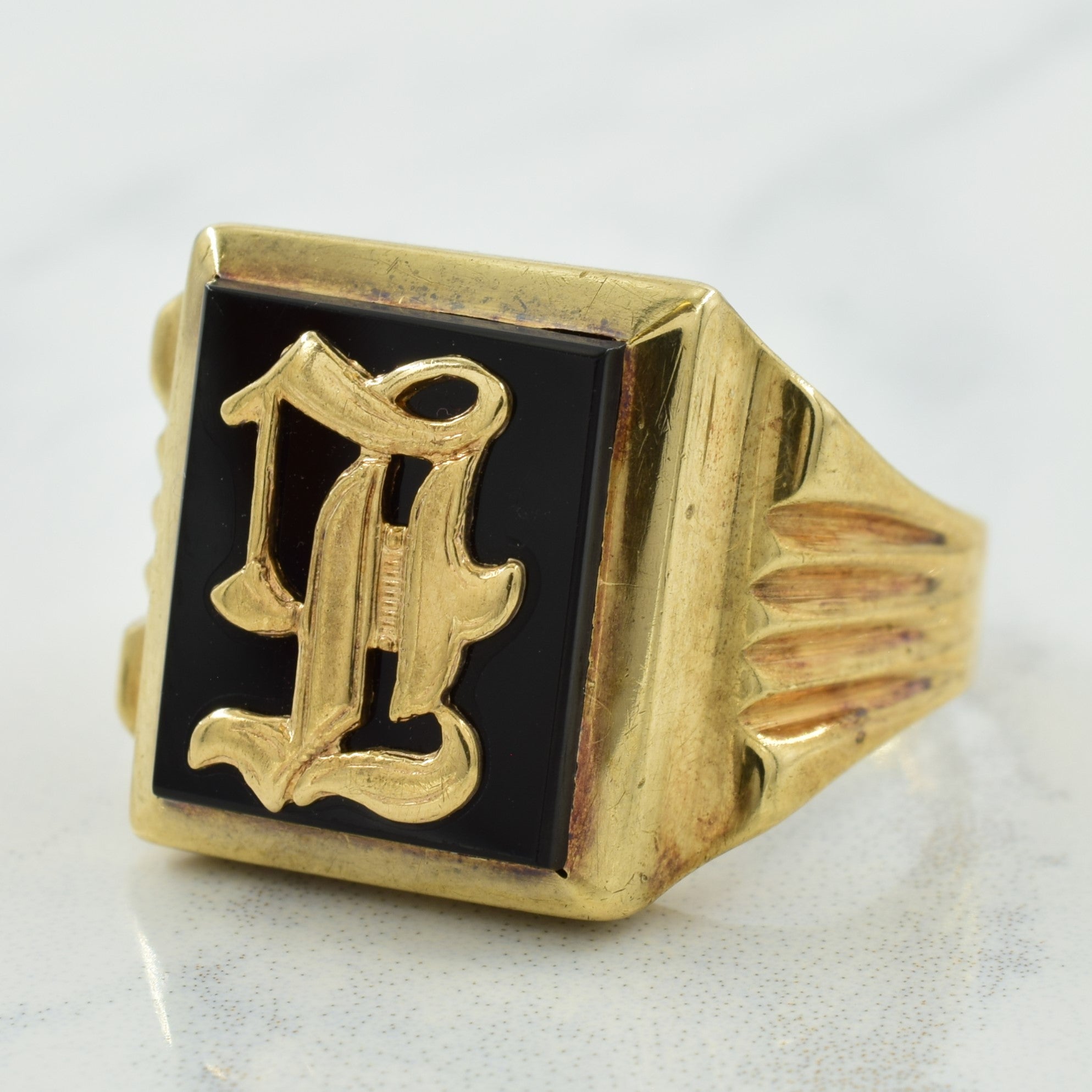 Black Onyx Ring | 4.50ct | SZ 8.25 |