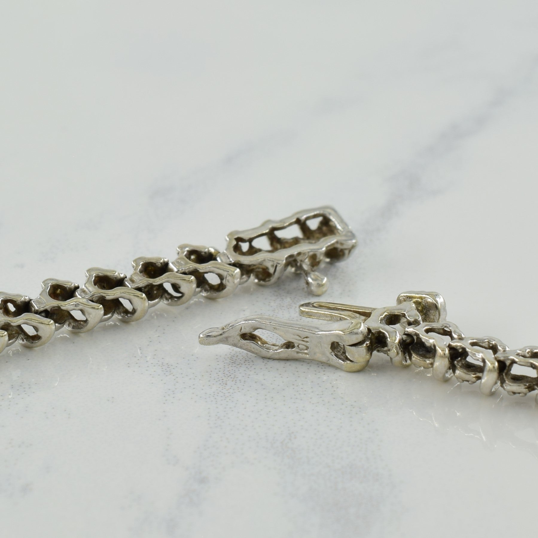 White Gold Diamond Tennis Bracelet | 0.27ctw | 7.25" |