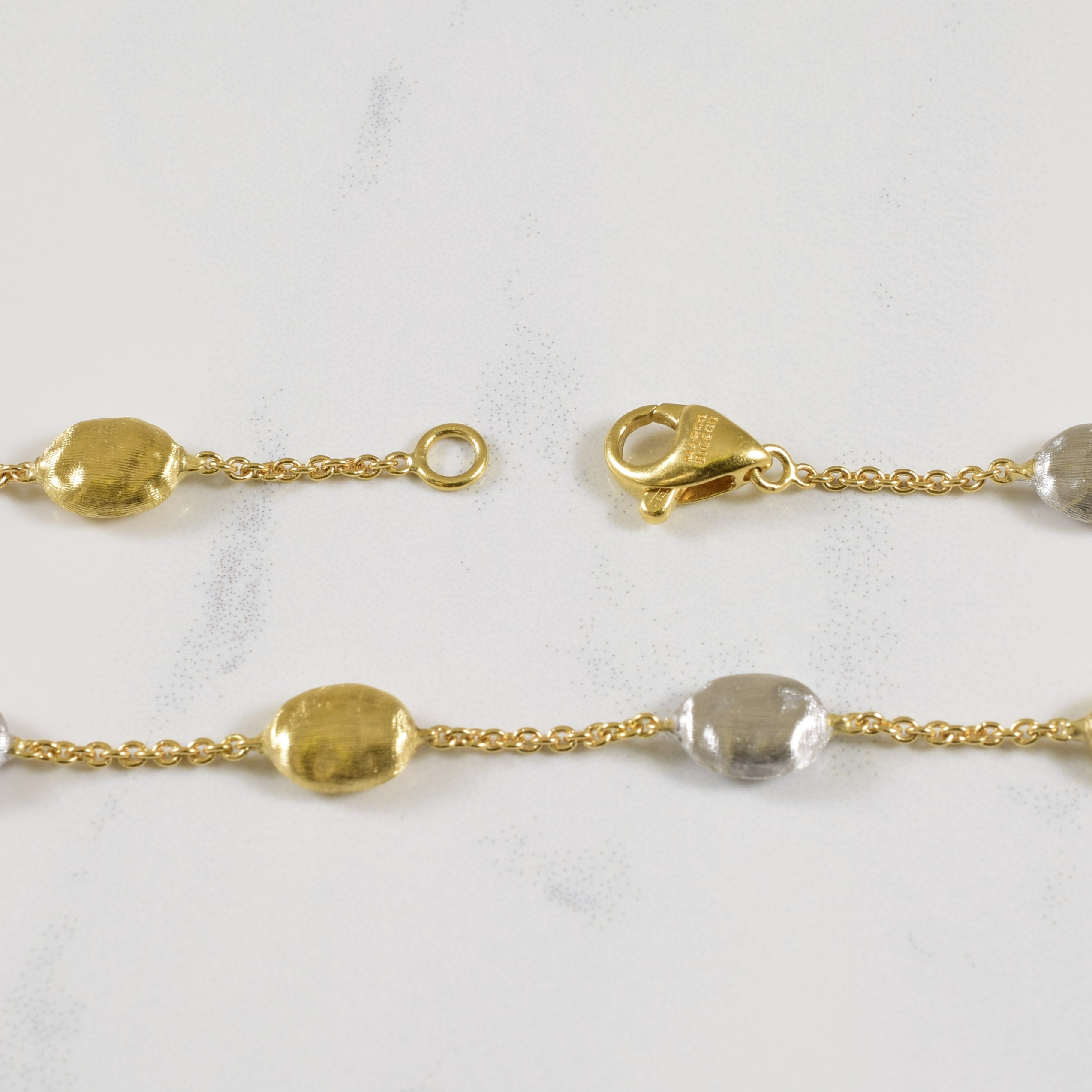 18k Two Tone Fancy Chain | 16" |