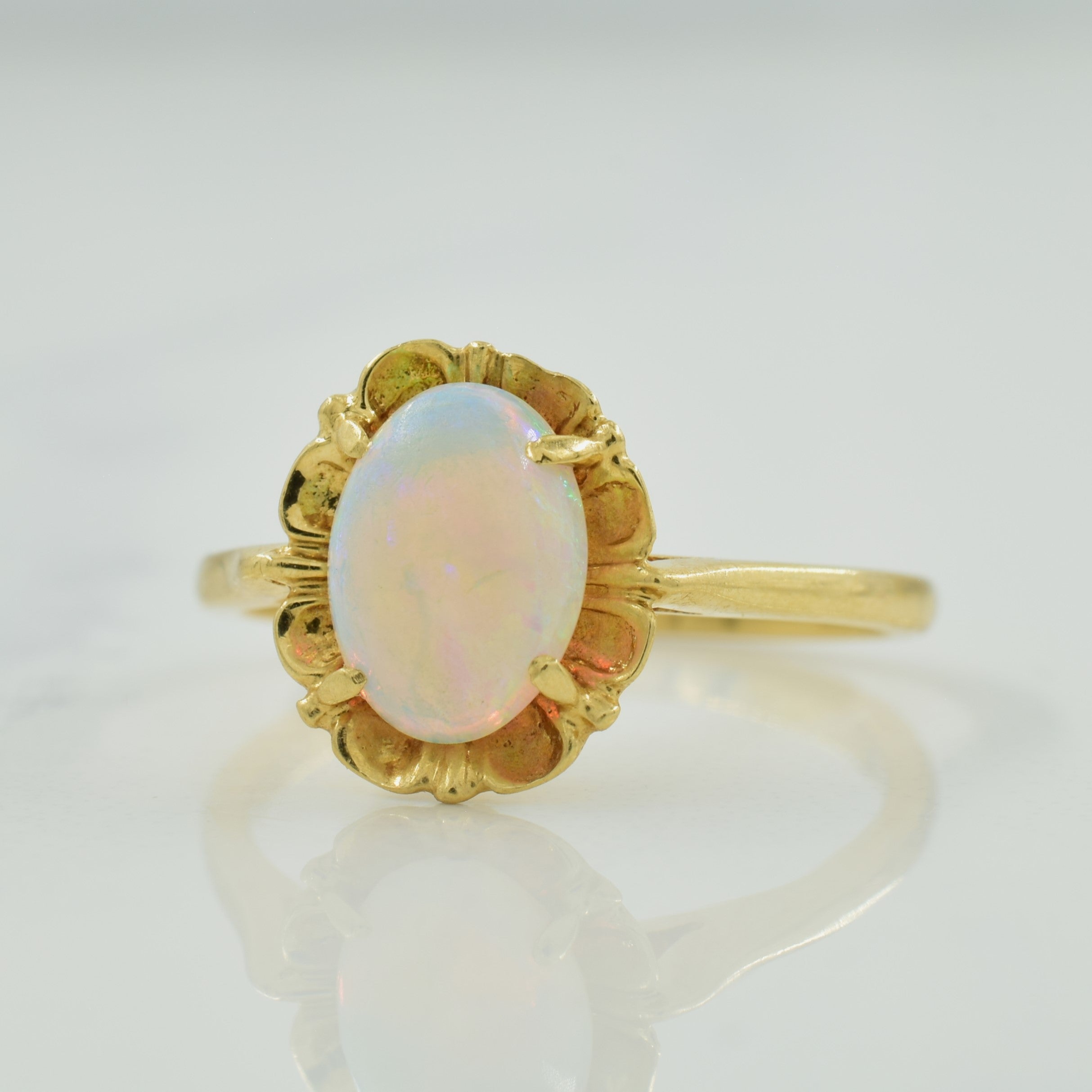 Bague Opale | 0,90 ct | Taille 5,75 |
