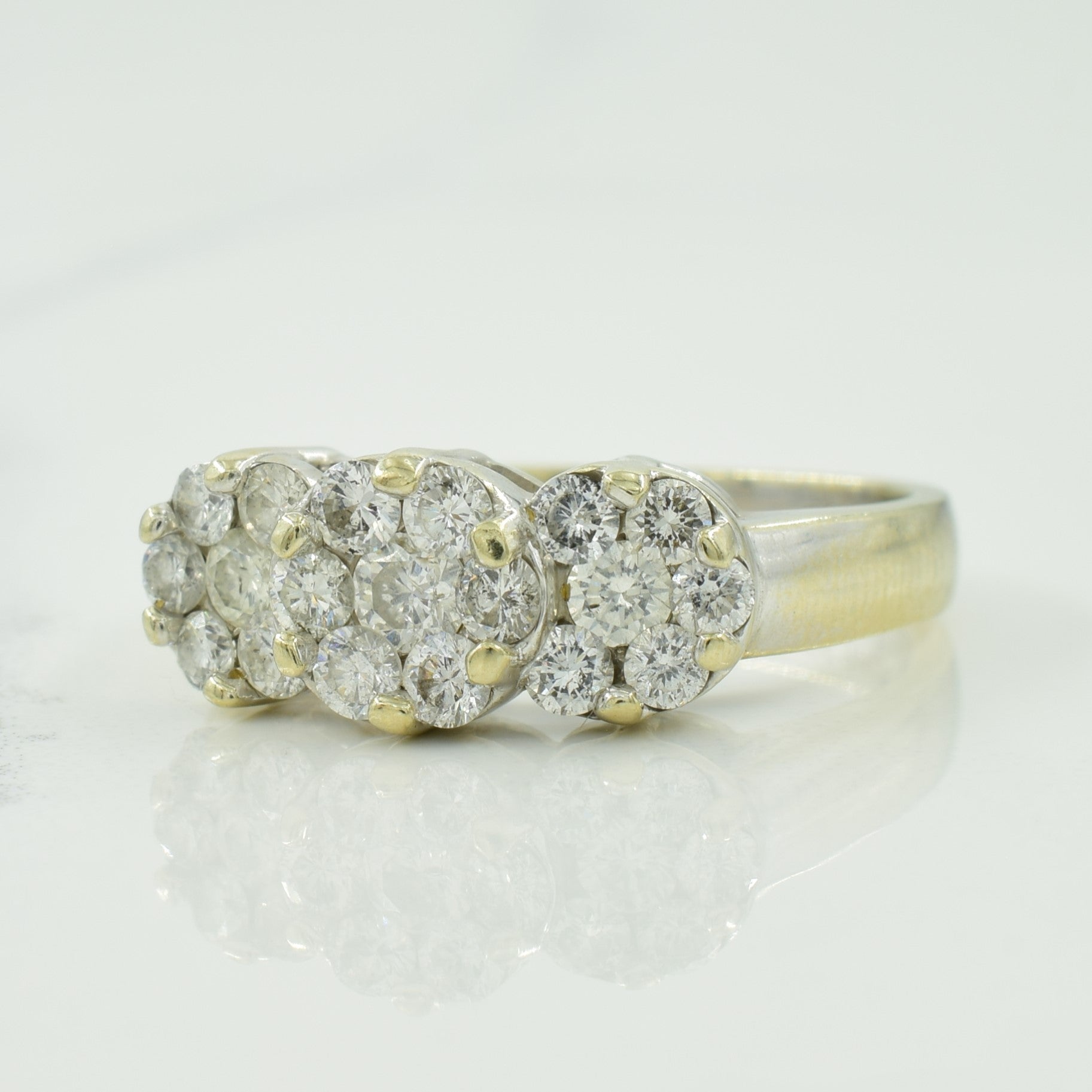 Diamond Cluster Ring | 0.80ctw | SZ 7.25 |