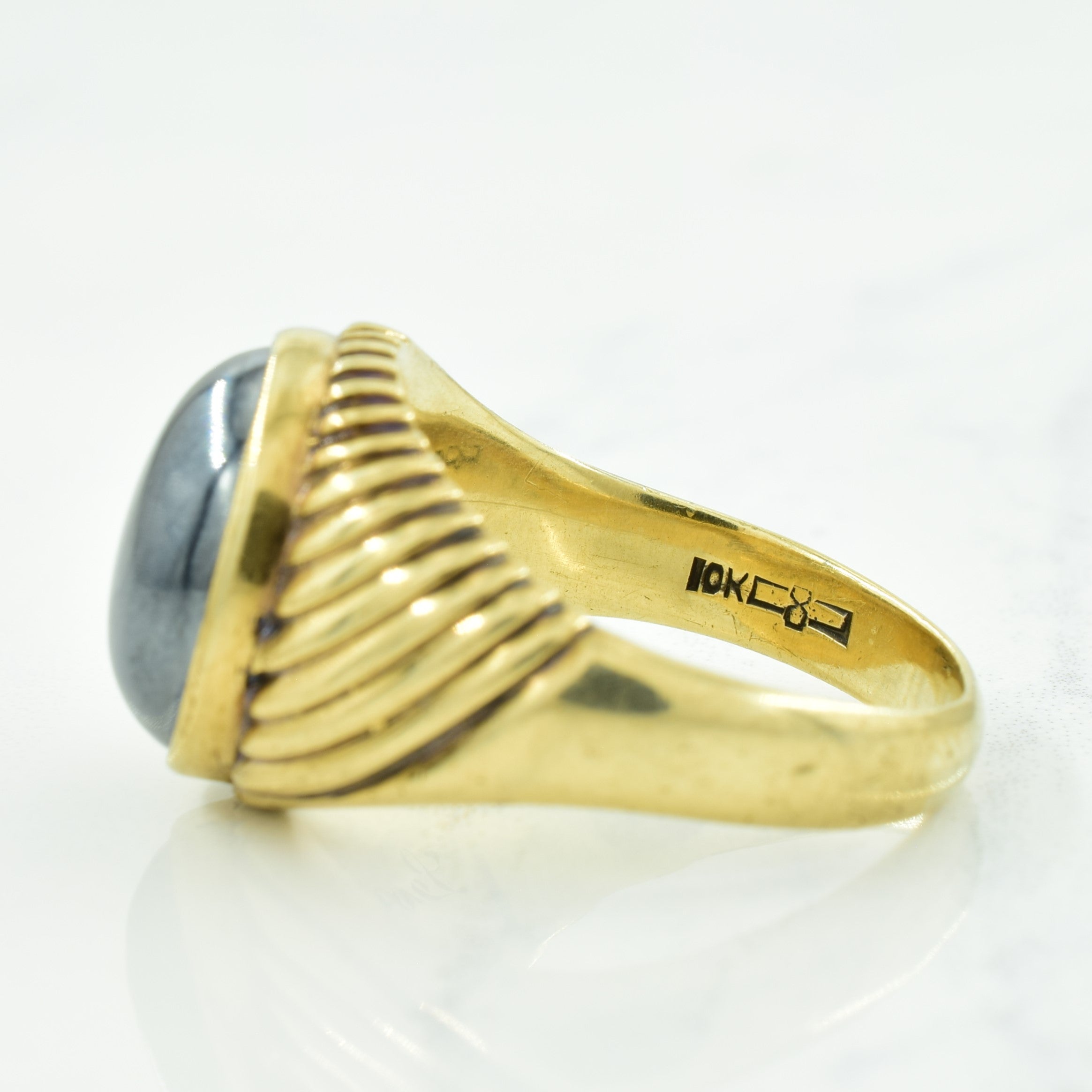 Hematite Ring | 15.00ct | SZ 10 |