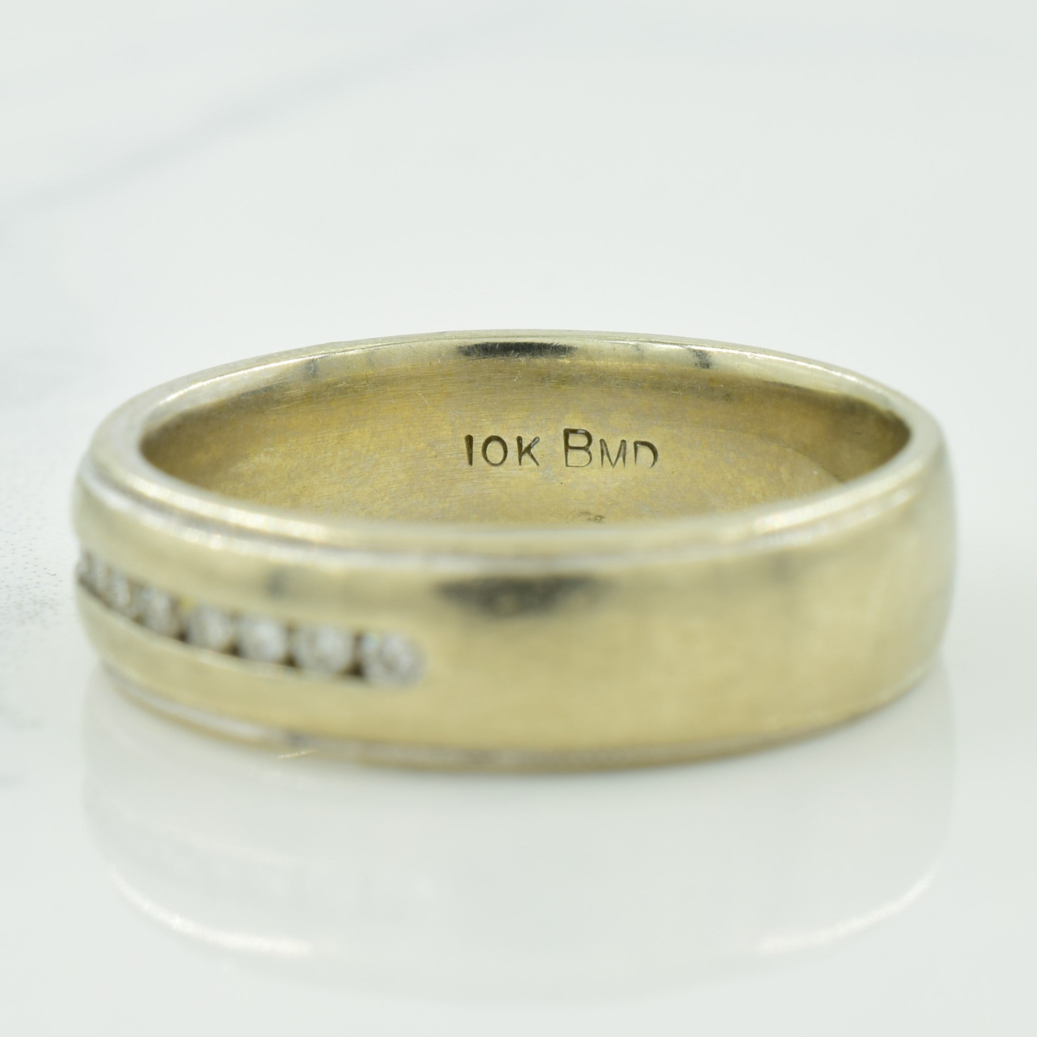 Channel Set Diamond Ring with Milgrain | 0.20ctw | SZ 10 |