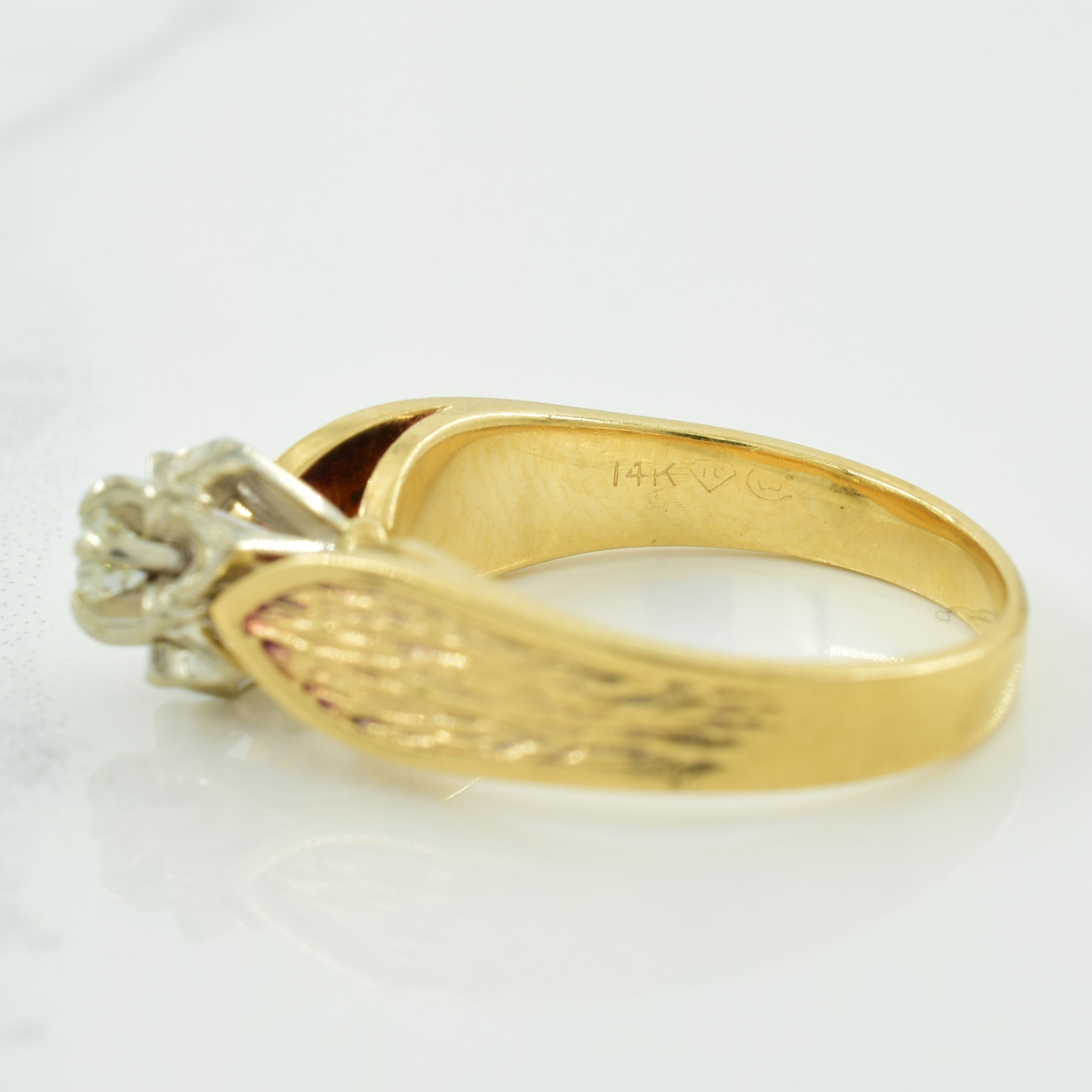 Solitaire Diamond Ring | 0.10ct | SZ 5.5 |