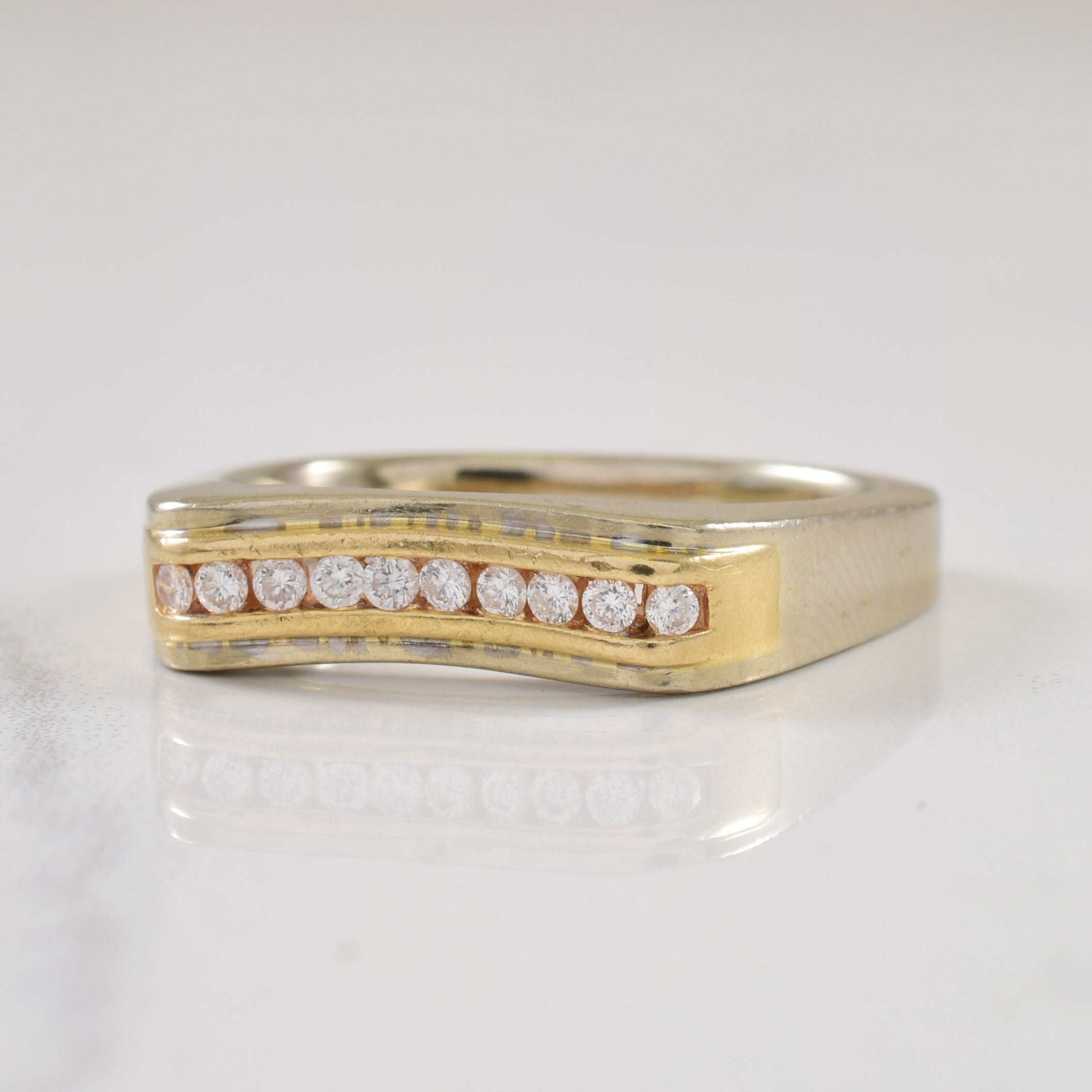 Channel Set Diamond Ring | 0.20ctw | SZ 7.75 |