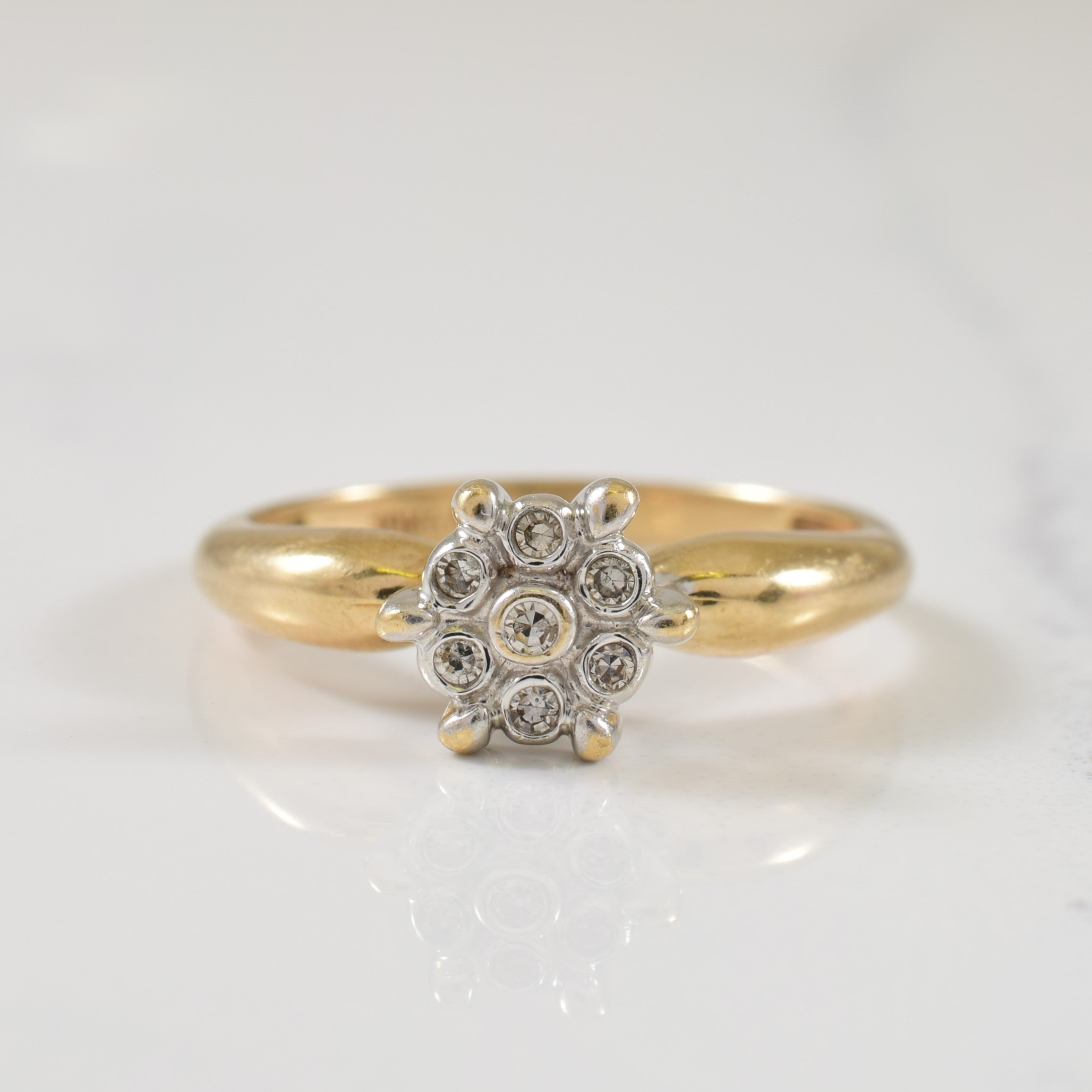 Cluster Diamond Ring | 0.07ctw | SZ 7 |