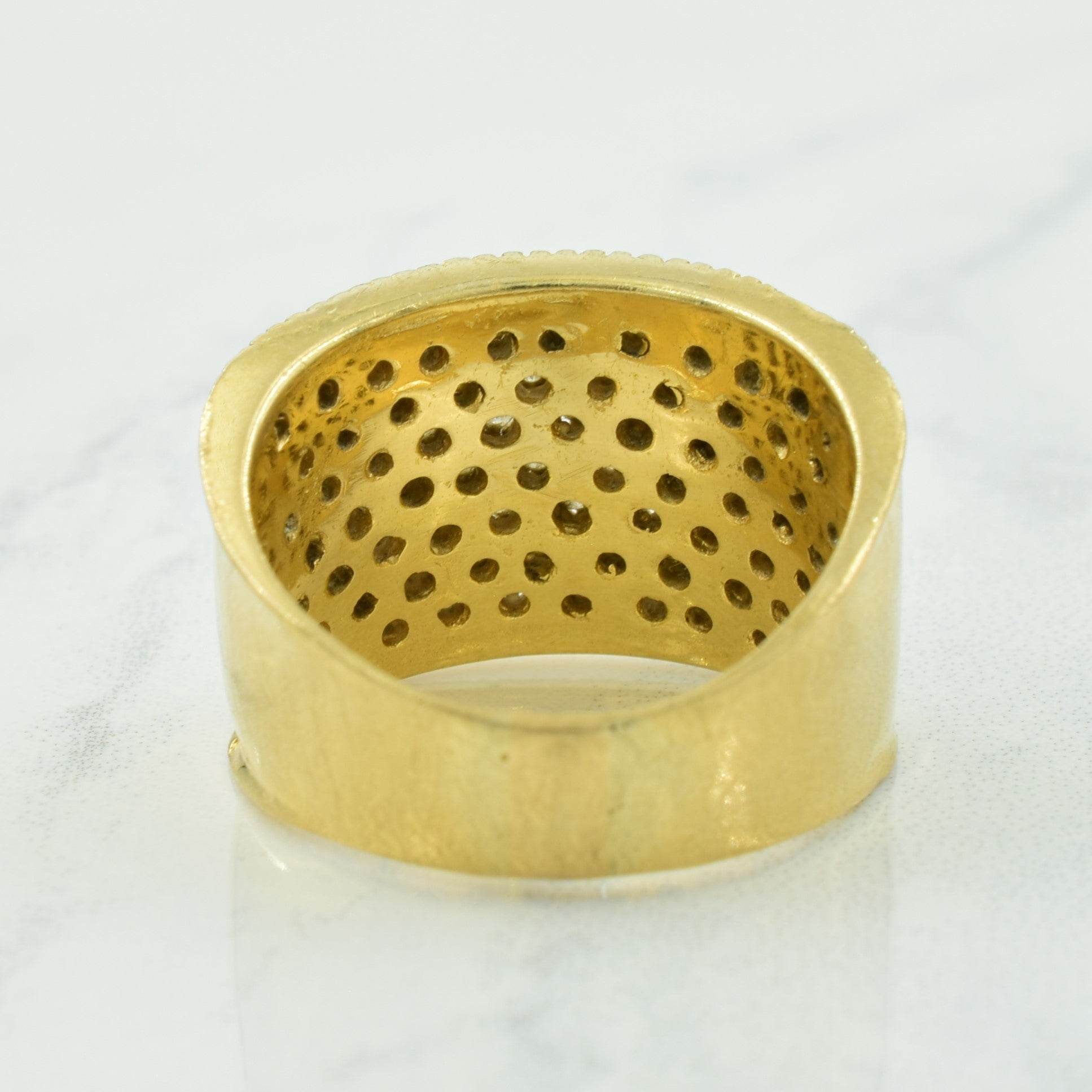 Diamond Grid Ring | 0.74ctw | SZ 8.25 |