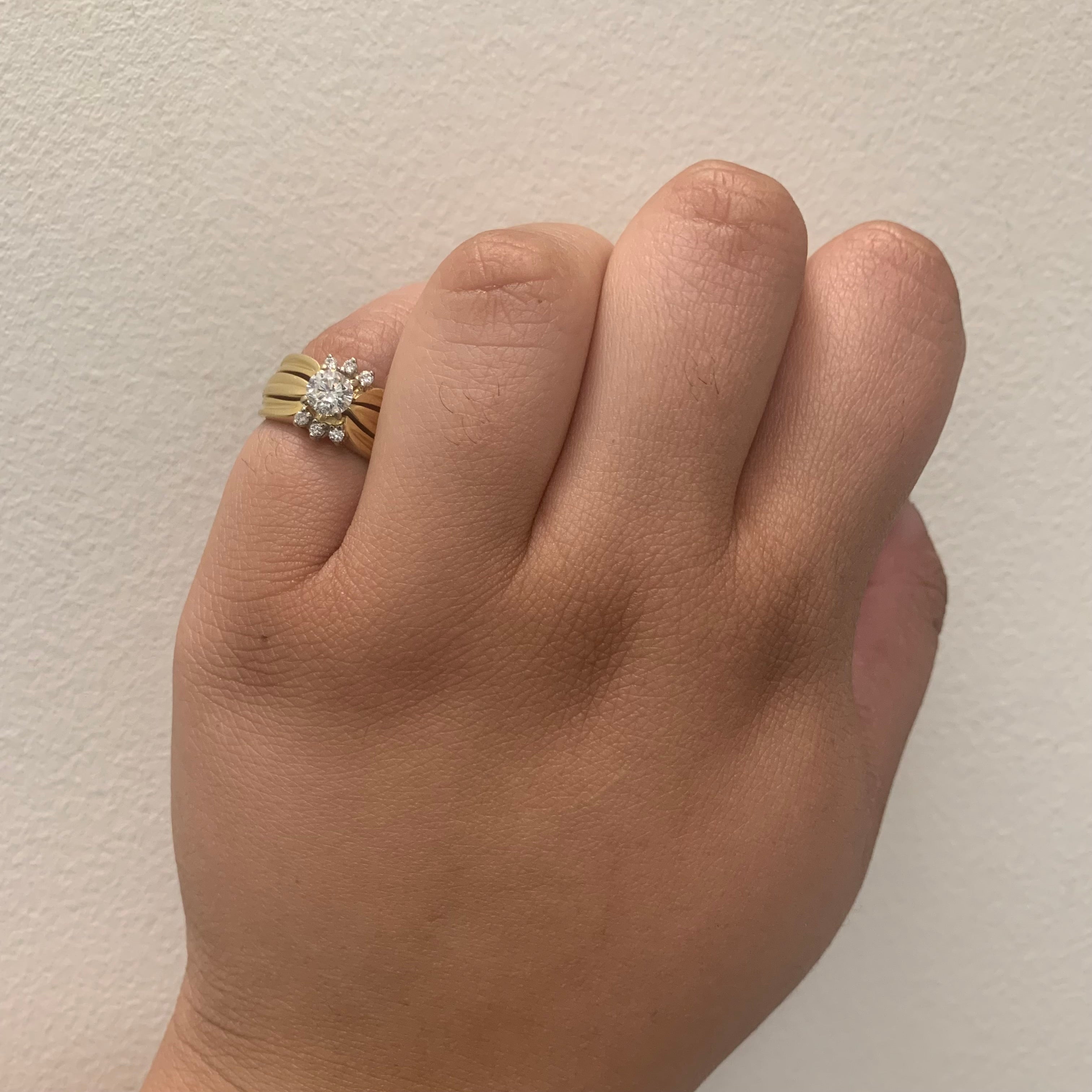 Tapered Diamond Ring | 0.96ctw | SZ 4.75 |