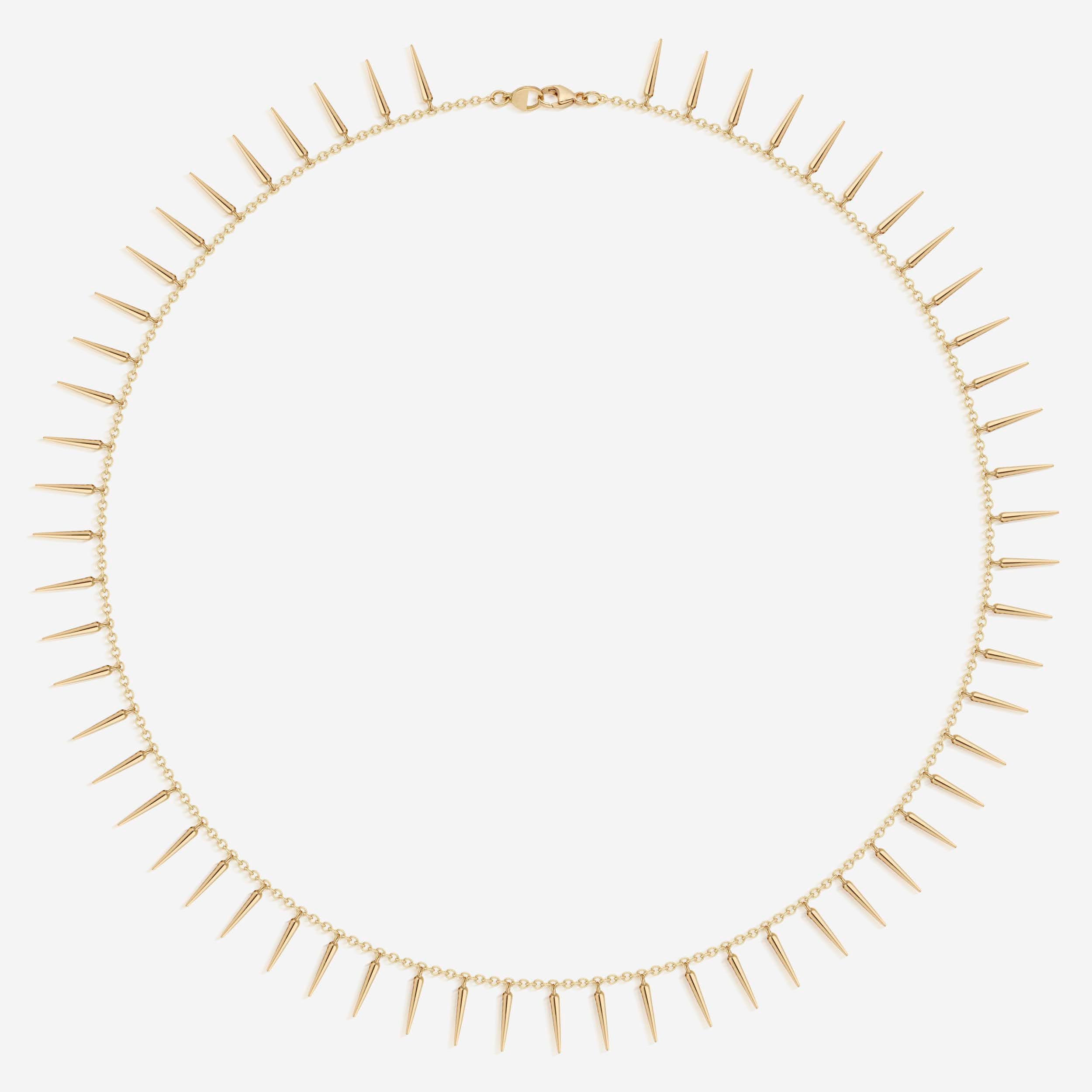 Collier à franges en or jaune 18 carats Rachel Weld | 40,6 cm