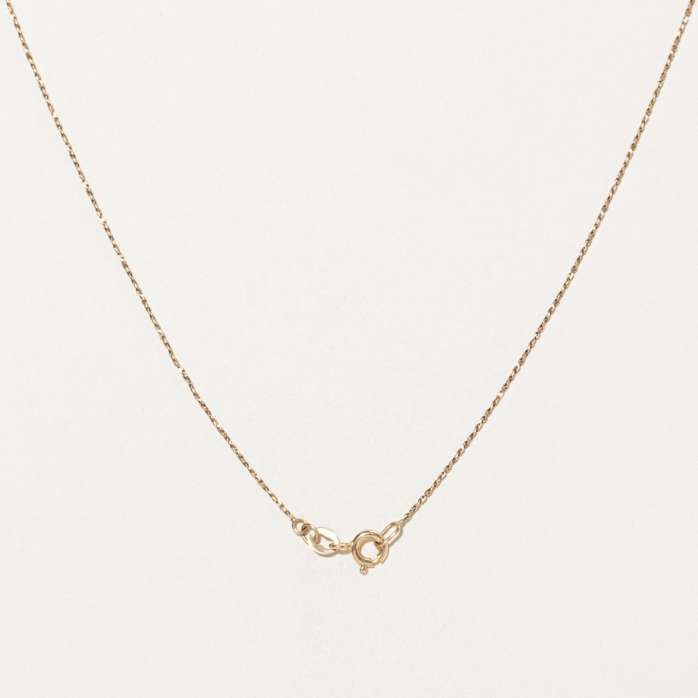 ***Trouvé - En attente Mikaela _ Chaîne en or jaune 10 carats | 22" |