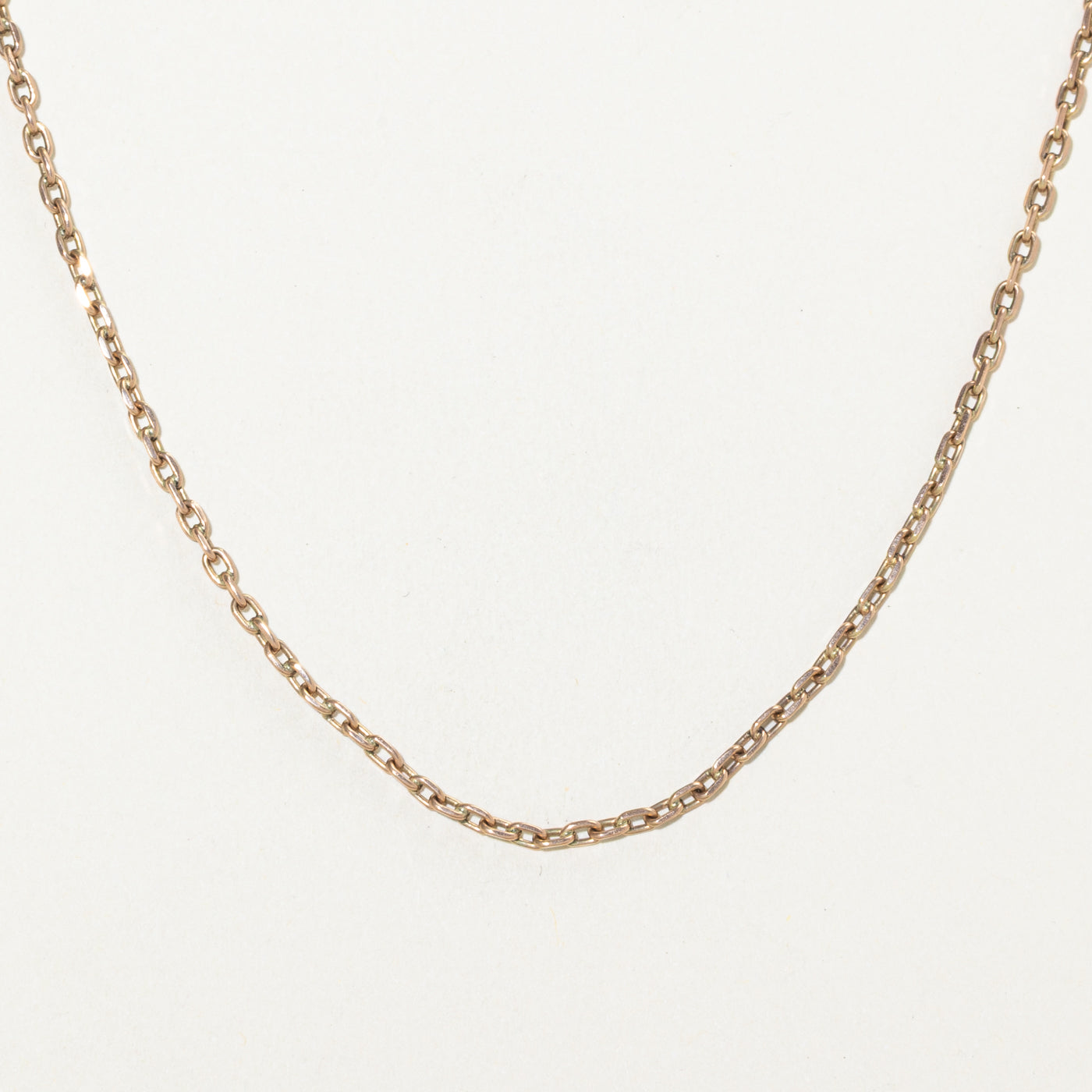 Mid-90s Odessa 14k Yellow Gold Rectangular Link Chain | 24" |