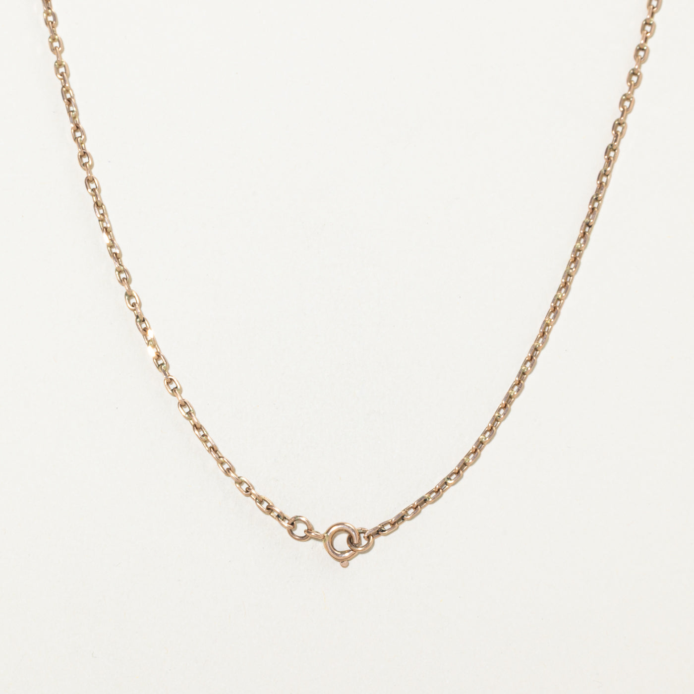 Mid-90s Odessa 14k Yellow Gold Rectangular Link Chain | 24" |