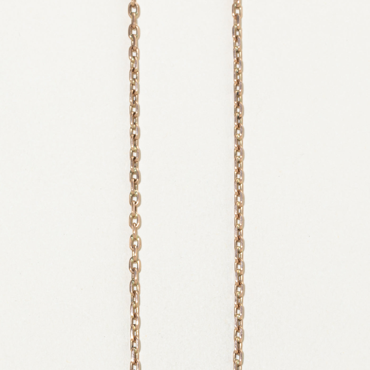 Mid-90s Odessa 14k Yellow Gold Rectangular Link Chain | 24" |